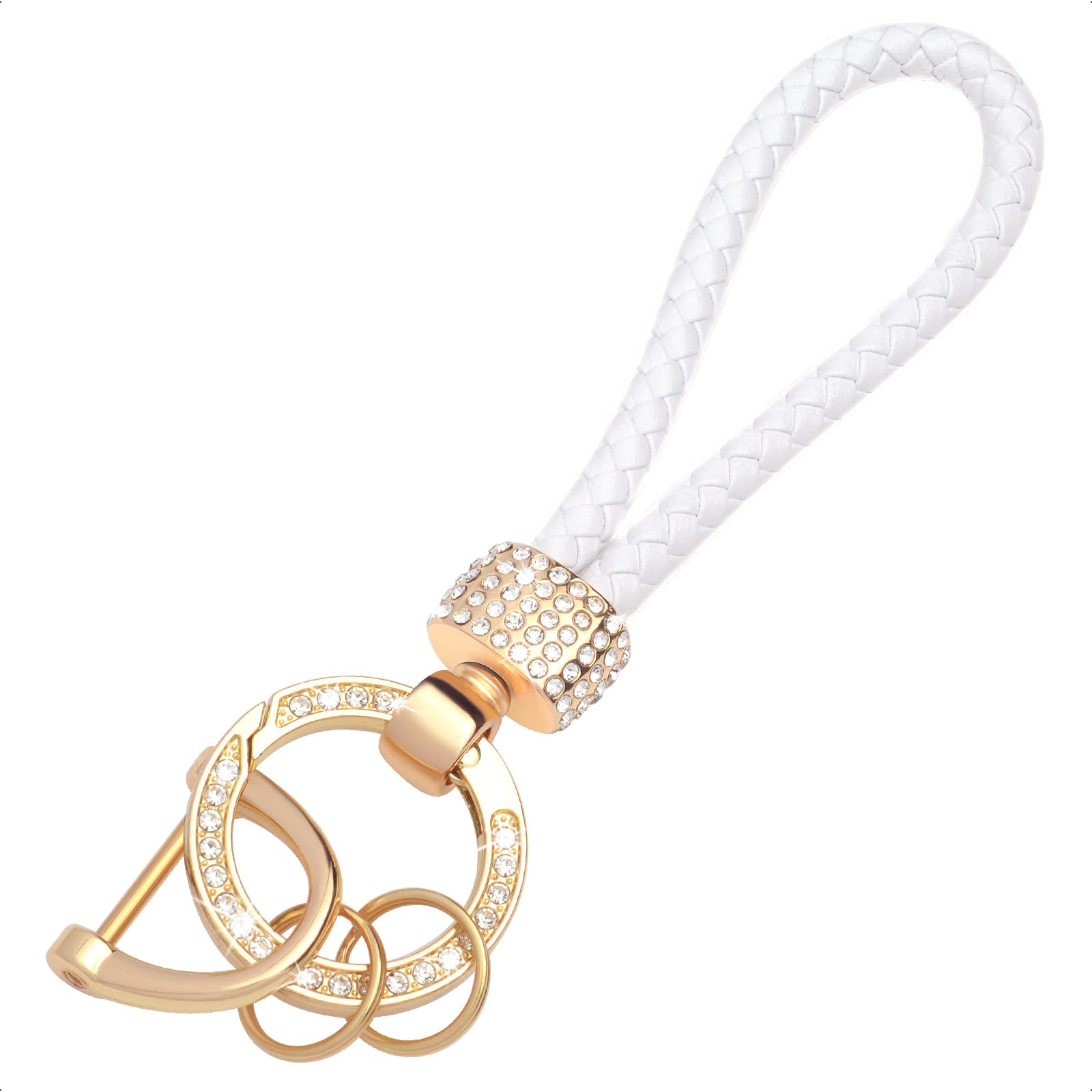 Bling Rhinestone Keychain - Stylish Key Ring for Gifts & Accessories