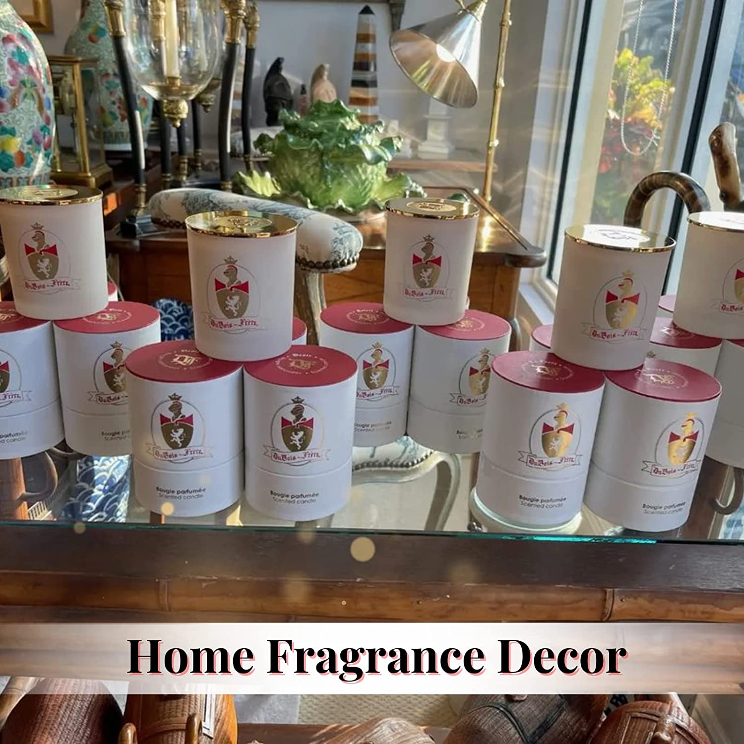 Dubois Frere Luxury Scented Candle - Aromatherapy Home Decor with Long-Lasting Vine Citrus Fragrance, 190g (Soleil) - Perfect for Weddings, Birthdays, Holiday Gifts & Winter Home Fragrance Decor