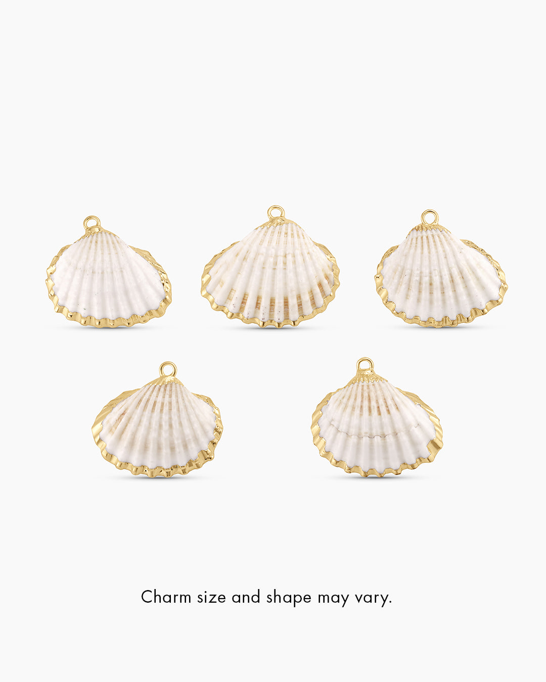 Scallop Shell Parker Charm - Elegant Jewelry for Women, Perfect for Beach Weddings, Summer Outfits & Boho Style Accessories
