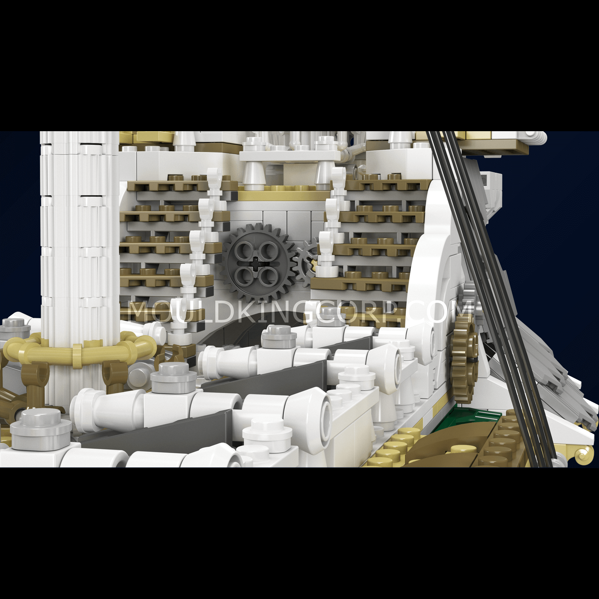 Mould King 13193 Styx Pirate Ship Building Blocks Set | 3,769 Pieces DIY Model Kit for Adults & Teens | Perfect for Collectors, Display & Creative Play