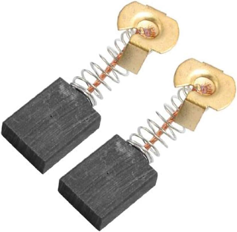 2 Pcs Carbon Brush for Electric Motors - 6.5mm x 13.5mm x 18mm Power Tool Replacement Parts - Compatible with Drills, Saws, and Grinders for DIY and Professional Use