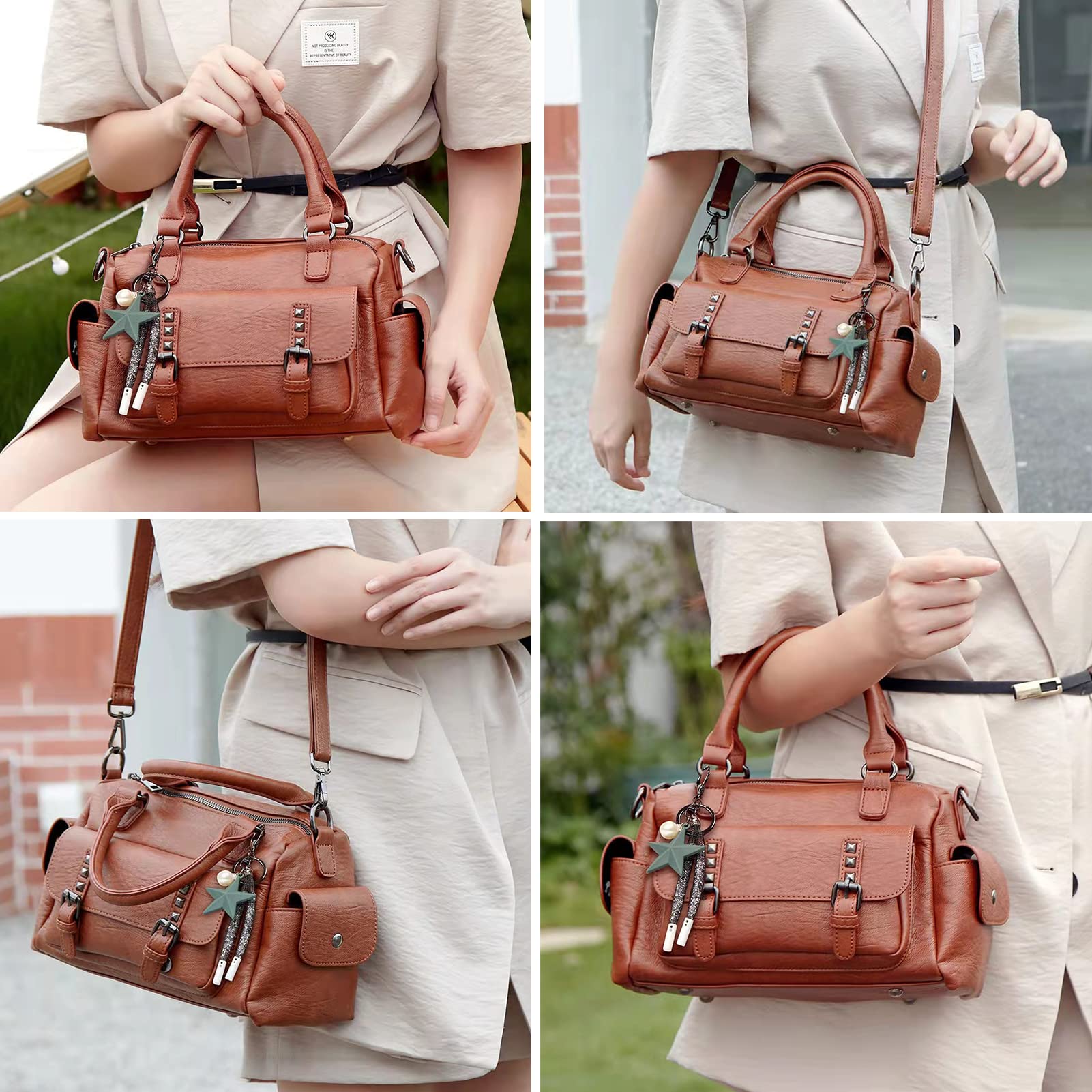 Stylish Women's PU Leather Hobo Bags - Fashionable Shoulder Purses, Crossbody Handbags & Top Handle Tote for Everyday Use | Perfect for Work, Travel & Casual Outings