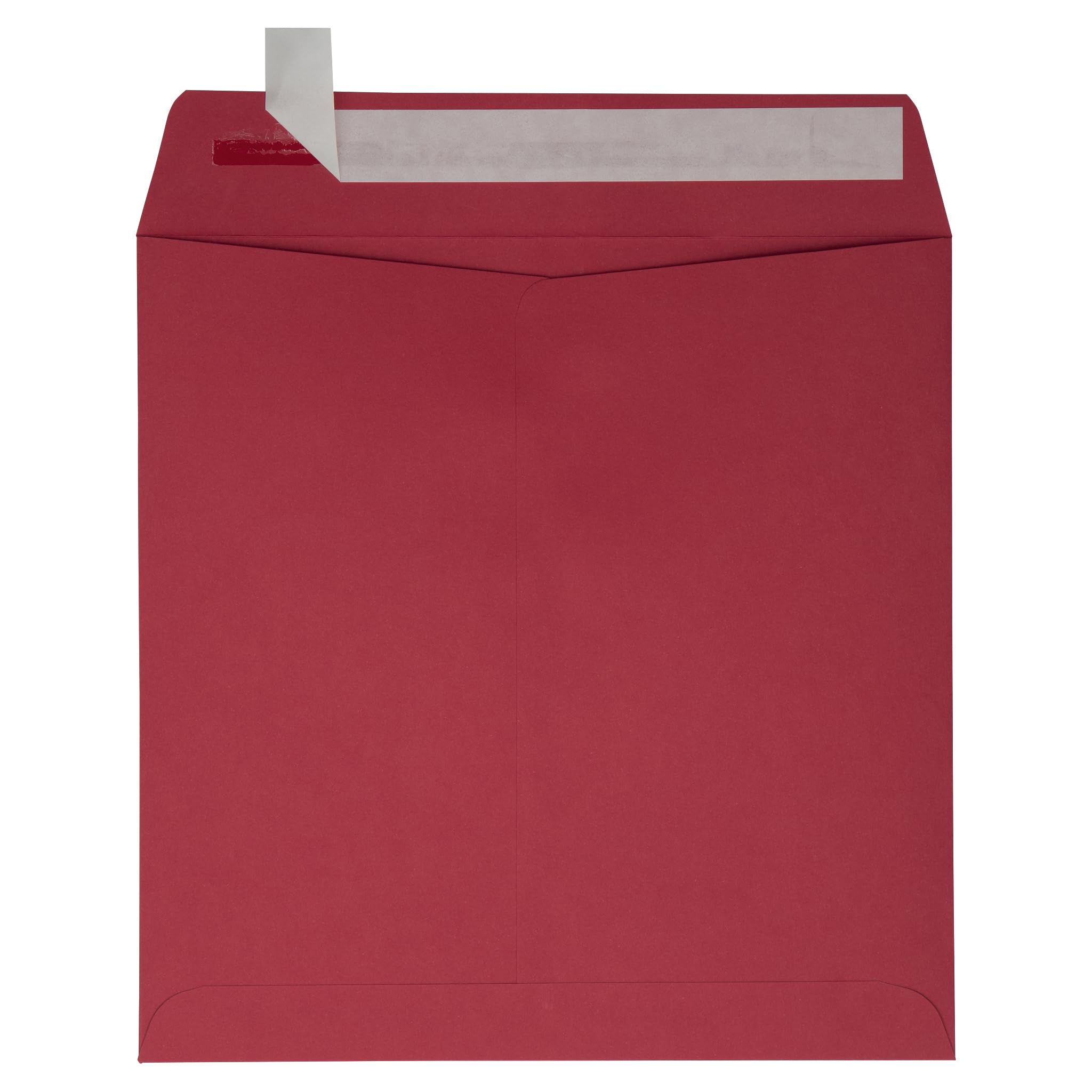 LUXPaper Premium Square Invitation Envelopes 8x8 Inches - Ruby Red, 80lb Text Weight, 500 Count - Peel & Press Seal for Weddings, Parties & Special Events