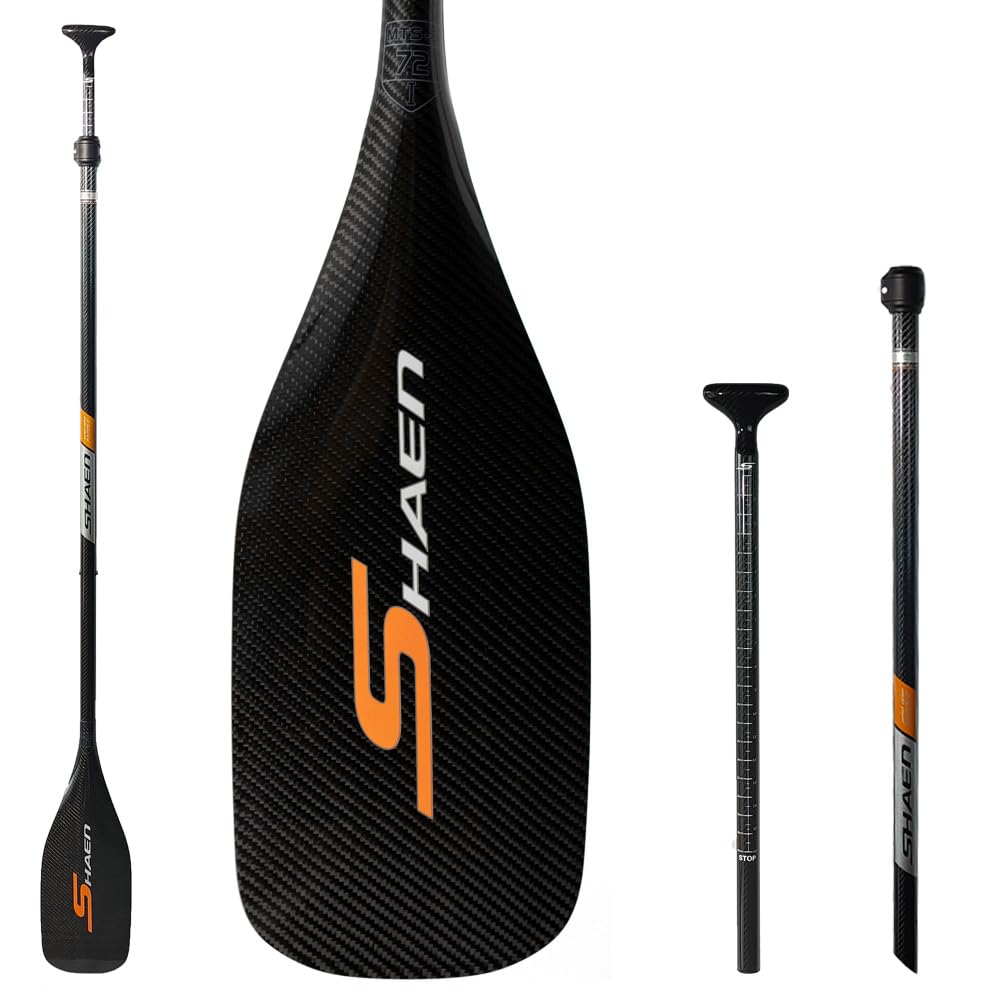 Premium Carbon Fiber SUP Paddle - Lightweight & Durable Stand Up Paddleboard Oar for Surfing, Yoga & Fitness - Perfect for Ocean, Lake & River Adventures