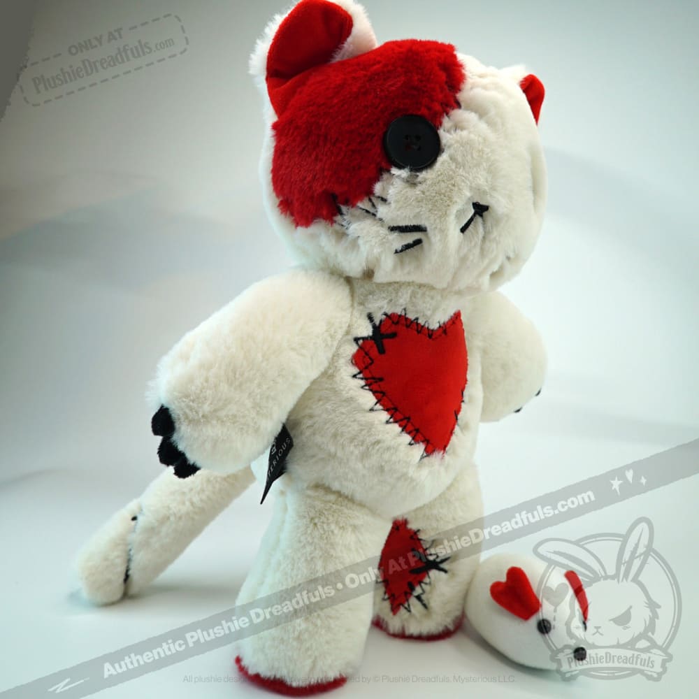Plushie Dreadfuls Love Kitten Stuffed Animal - Soft Cute Plush Toy for Kids, Cat Lovers & Gift Giving | Perfect for Cuddling, Bedroom Decor & Stress Relief