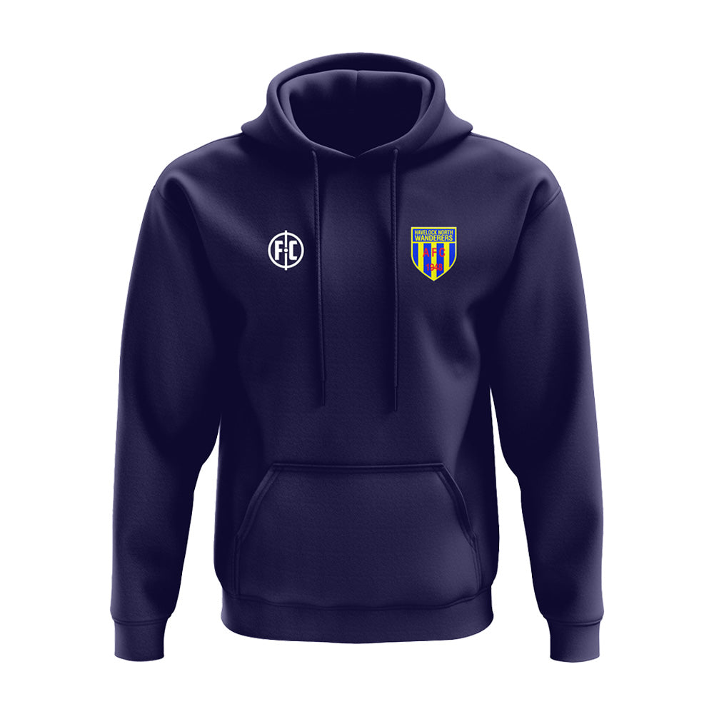 Havelock North Wanderers Club Hoodie with Embroidered Badge - Comfortable & Stylish Sweatshirt for Casual Wear, Sports & Outdoor Activities