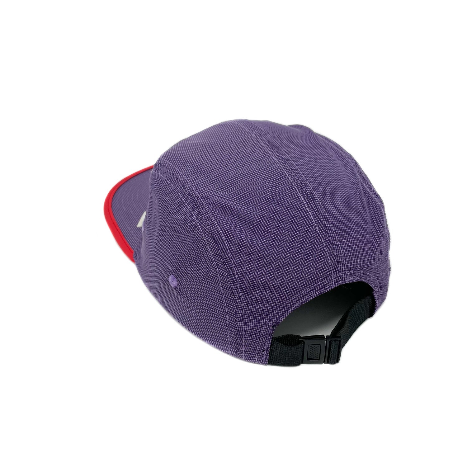Utopian Projects UP08 Summit Grid Patrol Long Bill Cap - Purple/Flame Colorway | Outdoor Hiking, Camping & Adventure Accessory