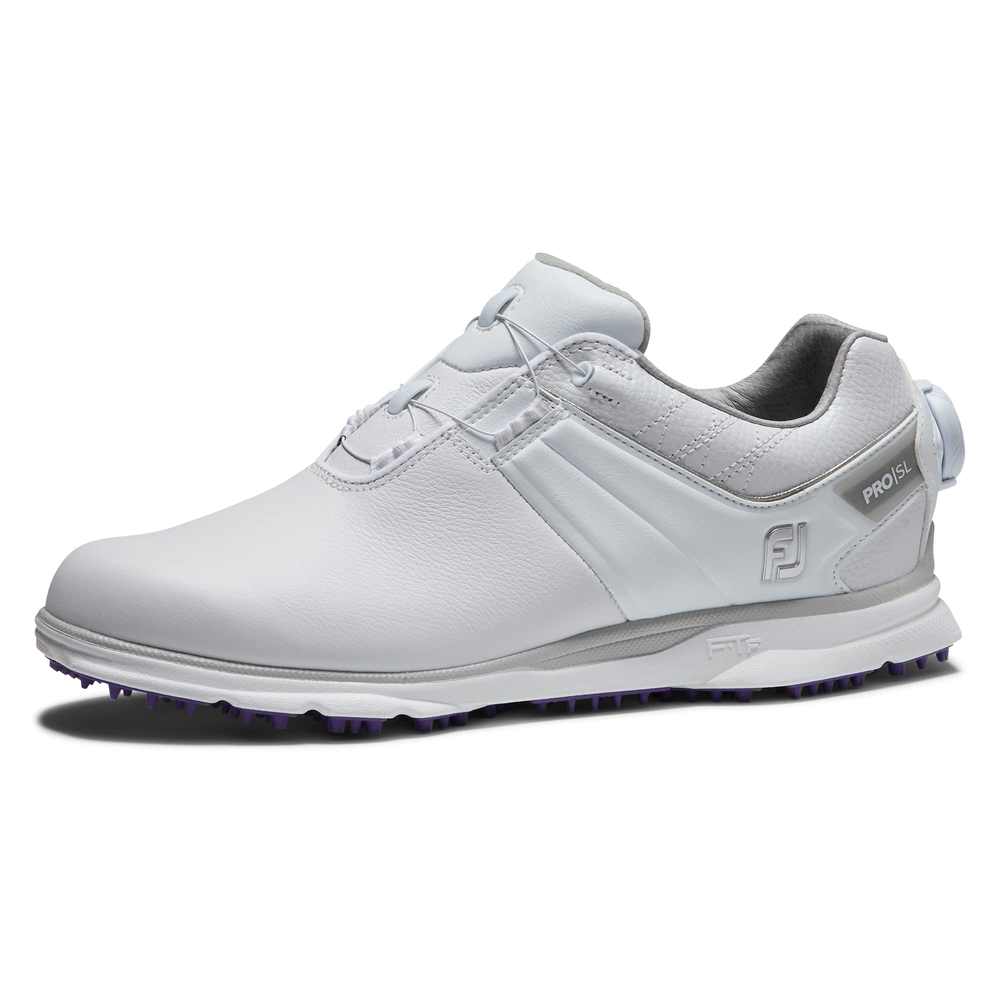 FootJoy Women's Pro|SL Boa Golf Shoes - Comfortable & Waterproof Spiked Golf Shoes for Women - Perfect for Walking the Course & All-Weather Play