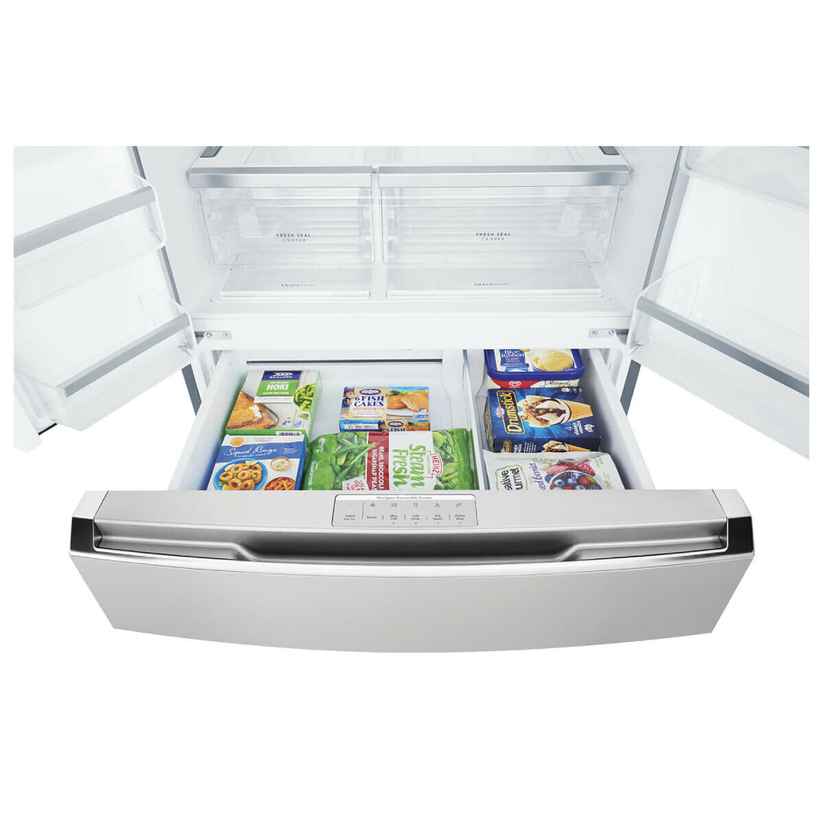 Westinghouse 609L French Door Refrigerator in Stainless Steel - WHE6170SB | Energy Efficient, Spacious Design for Modern Kitchens & Large Families