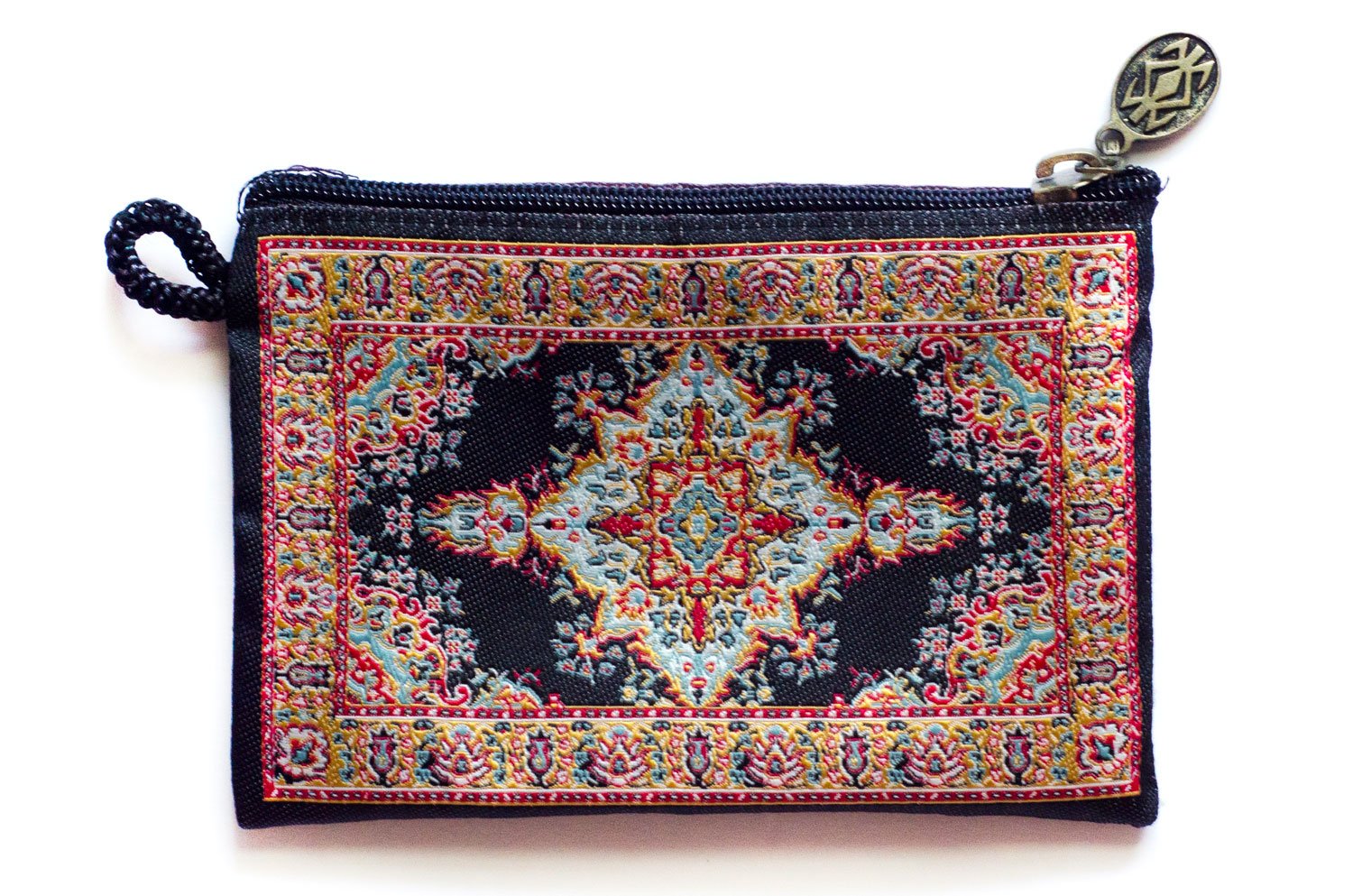 Handmade Oriental Woven Carpet Coin Purse - Kafkas Design Collection - Small Zipper Wallet for Women & Men - Perfect for Coins, Cards & Cash - Ideal for Travel, Gifts & Everyday Use