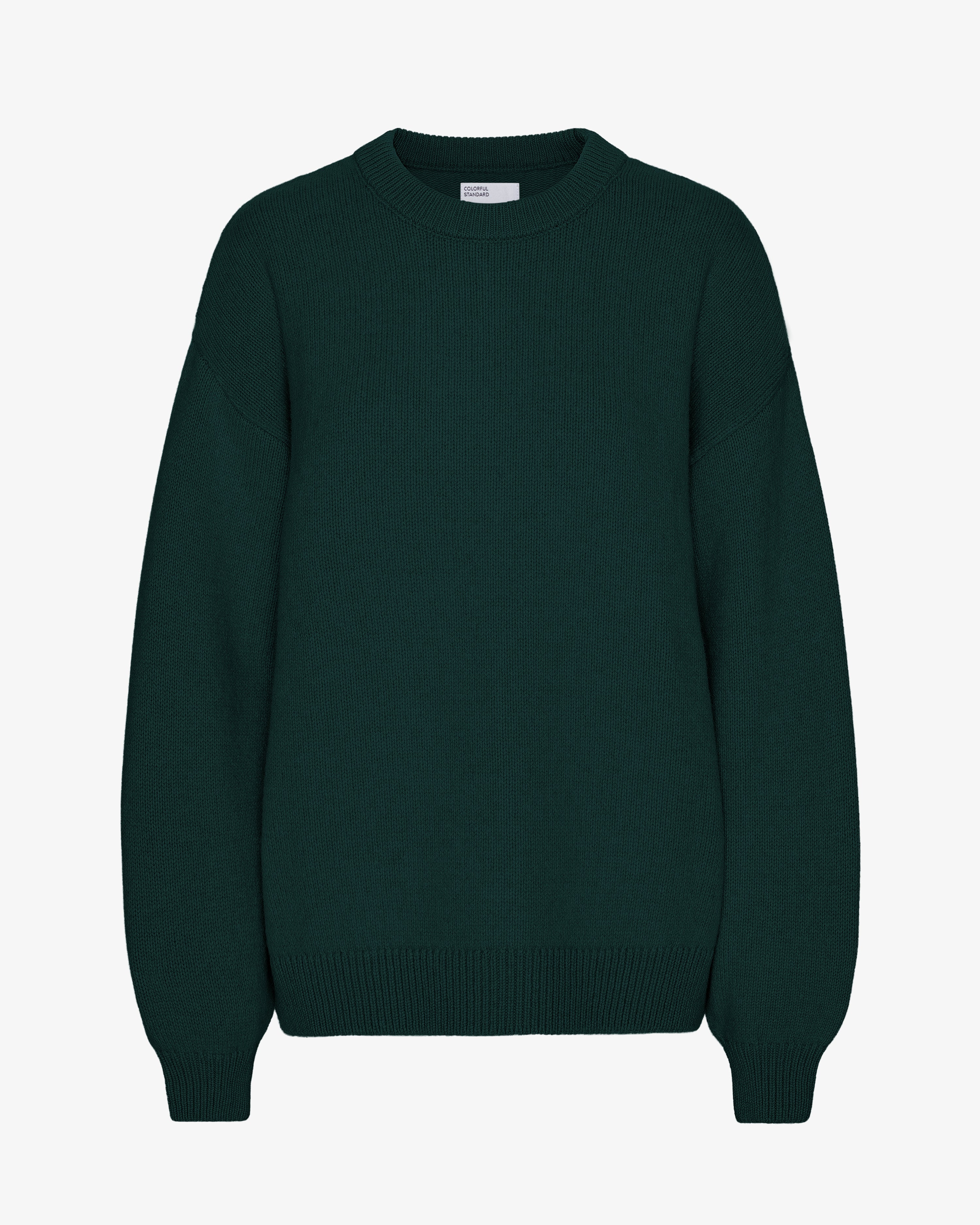 Premium Oversized Merino Wool Sweater - Soft & Warm Emerald Green Crewneck Pullover for Women | Cozy Winter Fashion, Casual Outfits & Layering Essentials