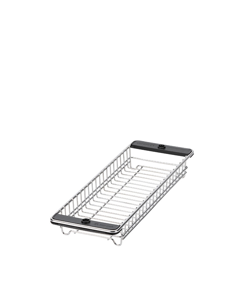 Shallow Mesh Tray Half Unit - Durable Wire Basket Organizer for Kitchen, Bathroom & Office Storage - Perfect for Organizing Utensils, Cosmetics & Office Supplies