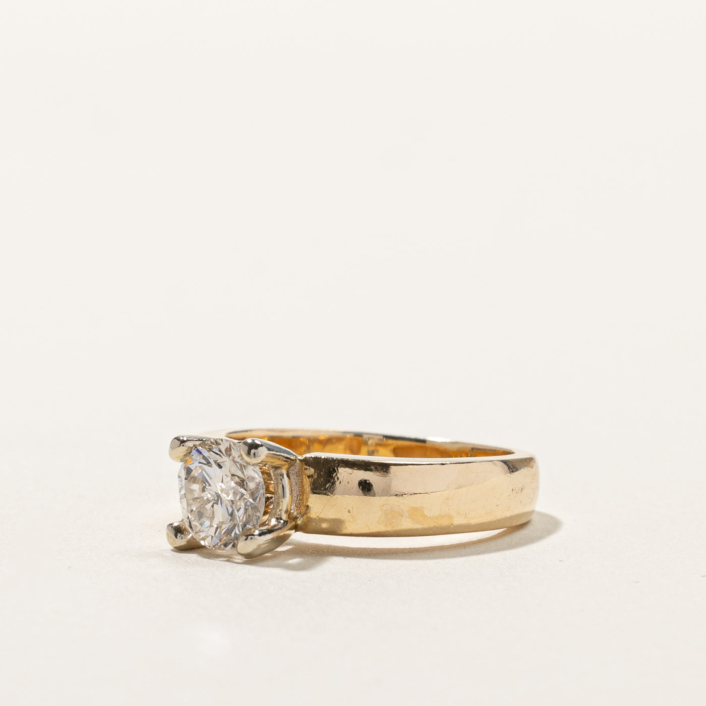 1.05ct I2 I/J Prong Set Diamond Engagement Ring - Size 6 | Elegant Wedding Proposal Jewelry for Her | Perfect Anniversary & Valentine's Day Gift