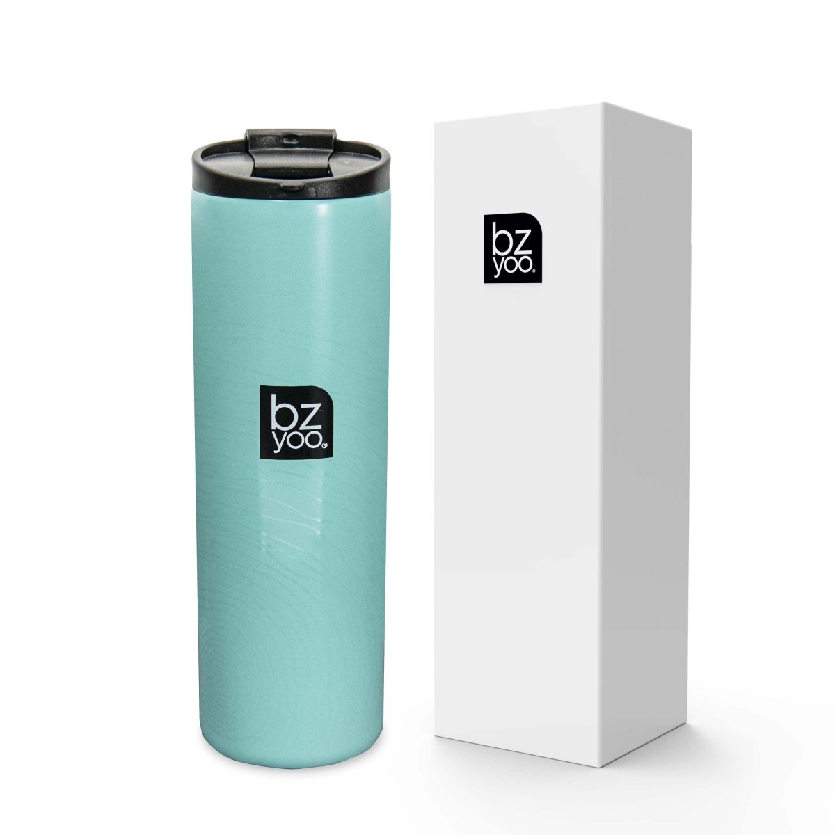 15oz Stainless Steel Vacuum Insulated Tumbler with Lid - Double Wall Thermal Coffee Mug for Hot & Cold Drinks - Perfect for Travel, Office & Outdoor Use - Organica Mint Green