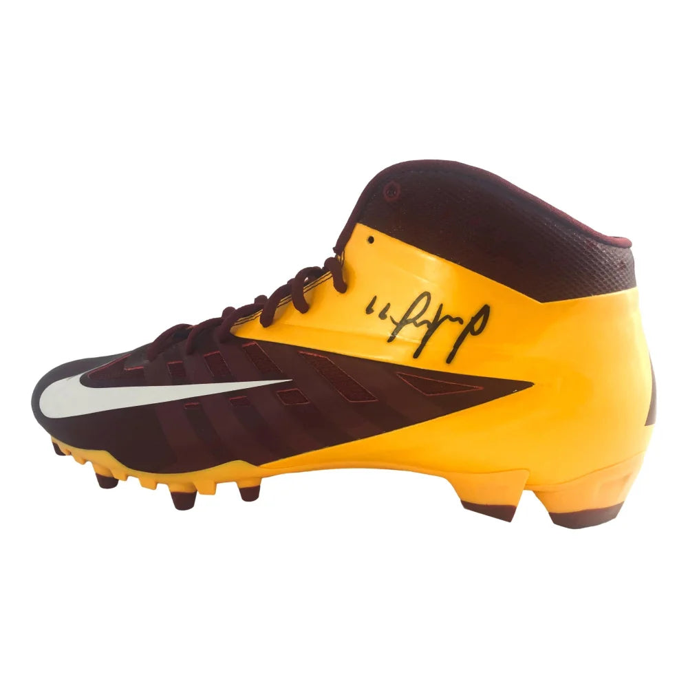 Authentic Jurrell Casey Signed Football Cleat - Tennessee Titans & Denver Broncos USC Alumni - JSA Certified (Perfect for NFL Memorabilia Collections & Sports Fan Gifts)