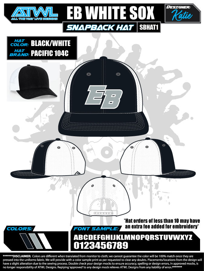 East Bay Fall League Baseball Caps for Men & Women - Adjustable Snapback Hats for Sports Fans, Outdoor Activities, and Casual Wear