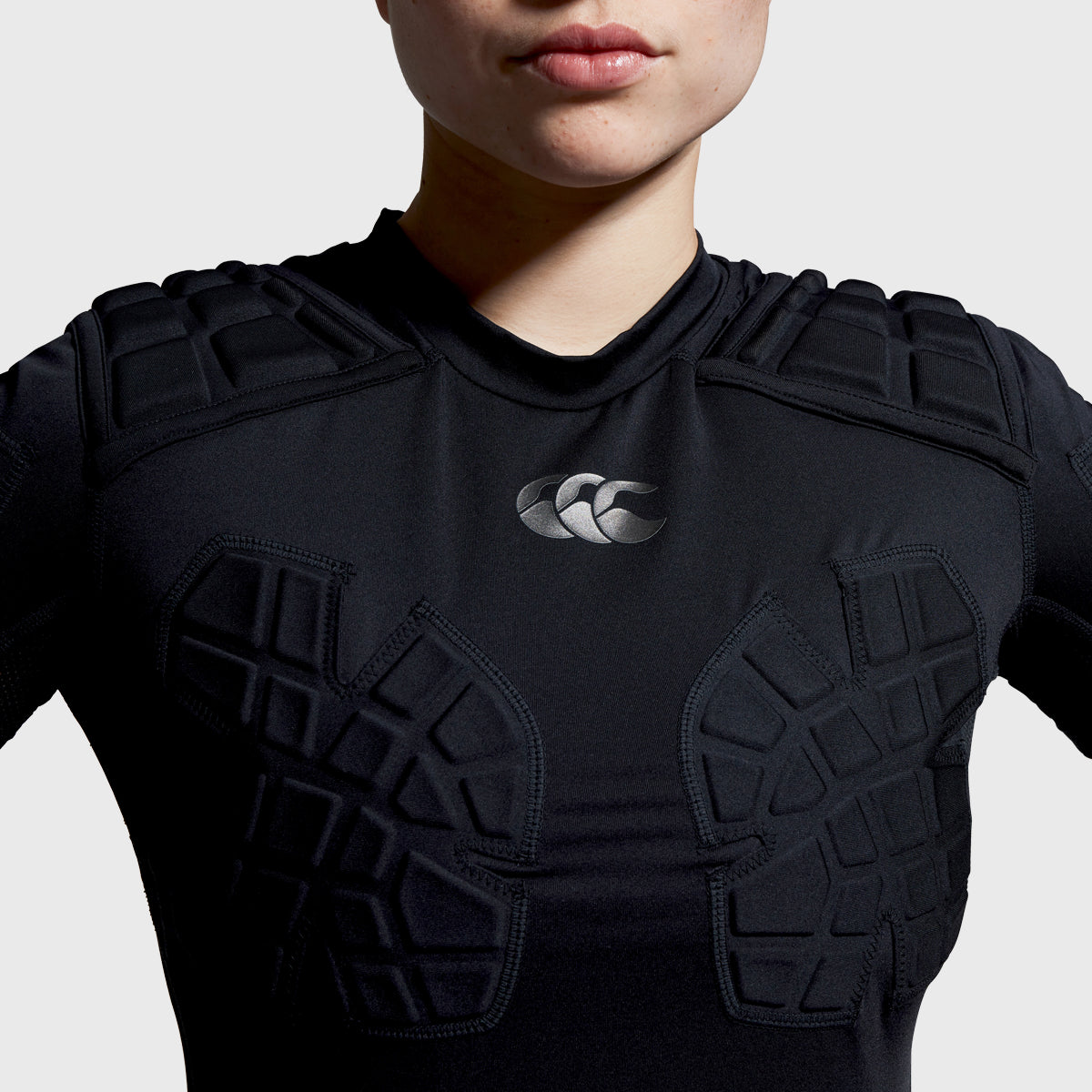 Canterbury Women's Pro Rugby Protection Vest - Black | Breathable Impact Protection for Rugby Players | Perfect for Training & Matches