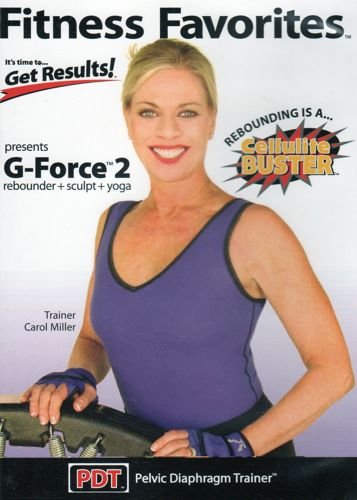 G-Force Fitness Favorites Vol. 2 - Rebounder, Sculpt & Yoga Workout DVD for Home Exercise | Cardio, Strength Training & Relaxation