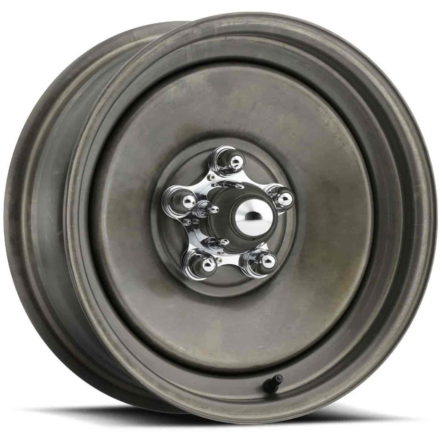 U.S. Wheel 69-2850 Raw Finish Rat Rod Wheel (Series 69) - Vintage Style Custom Rims for Hot Rods, Muscle Cars & Classic Vehicles - Perfect for Car Shows, Restoration Projects & Automotive Enthusiasts
