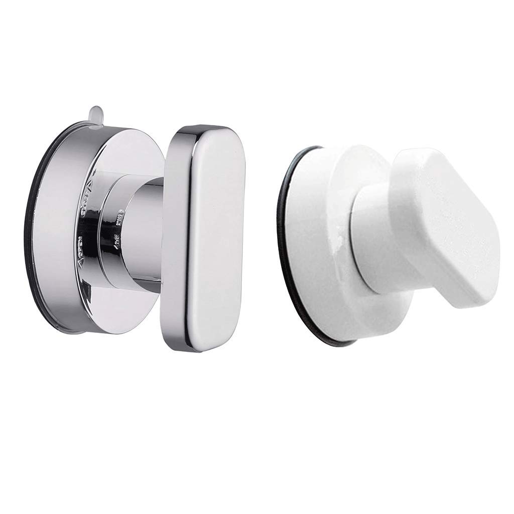 2 Pack Stainless Steel Shower Door Handles - Durable Bathroom & Toilet Door Pulls for Easy Access - Perfect for Shower Enclosures, Bathroom Doors & Toilet Partitions (Brushed Nickel Finish)