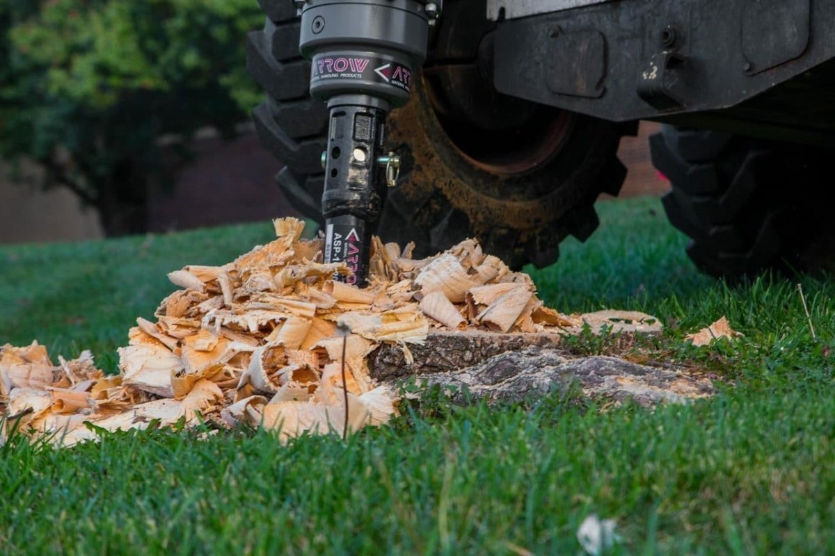 Auger Stump Grinder - Heavy Duty Tree Stump Removal Tool for Landscaping & Yard Cleanup | Perfect for DIY & Professional Use