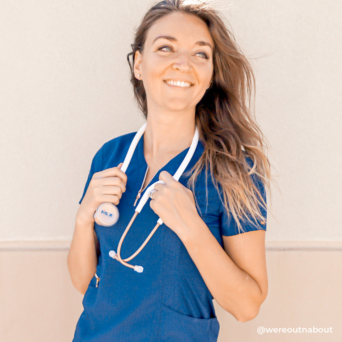 ProCardial® Titanium Cardiology Stethoscope - Premium White & Rose Gold Medical Stethoscope for Doctors, Nurses & Healthcare Professionals | Ideal for Cardiac Exams, Patient Monitoring & Clinical Use