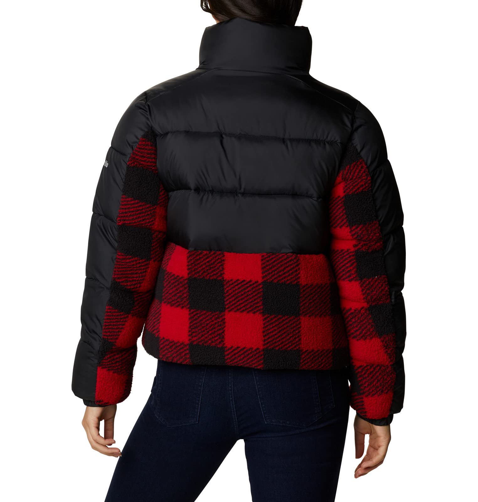 Columbia Women's Leadbetter Point Sherpa Hybrid Jacket - Warm Fleece-Lined Winter Coat for Outdoor Activities, Hiking & Casual Wear