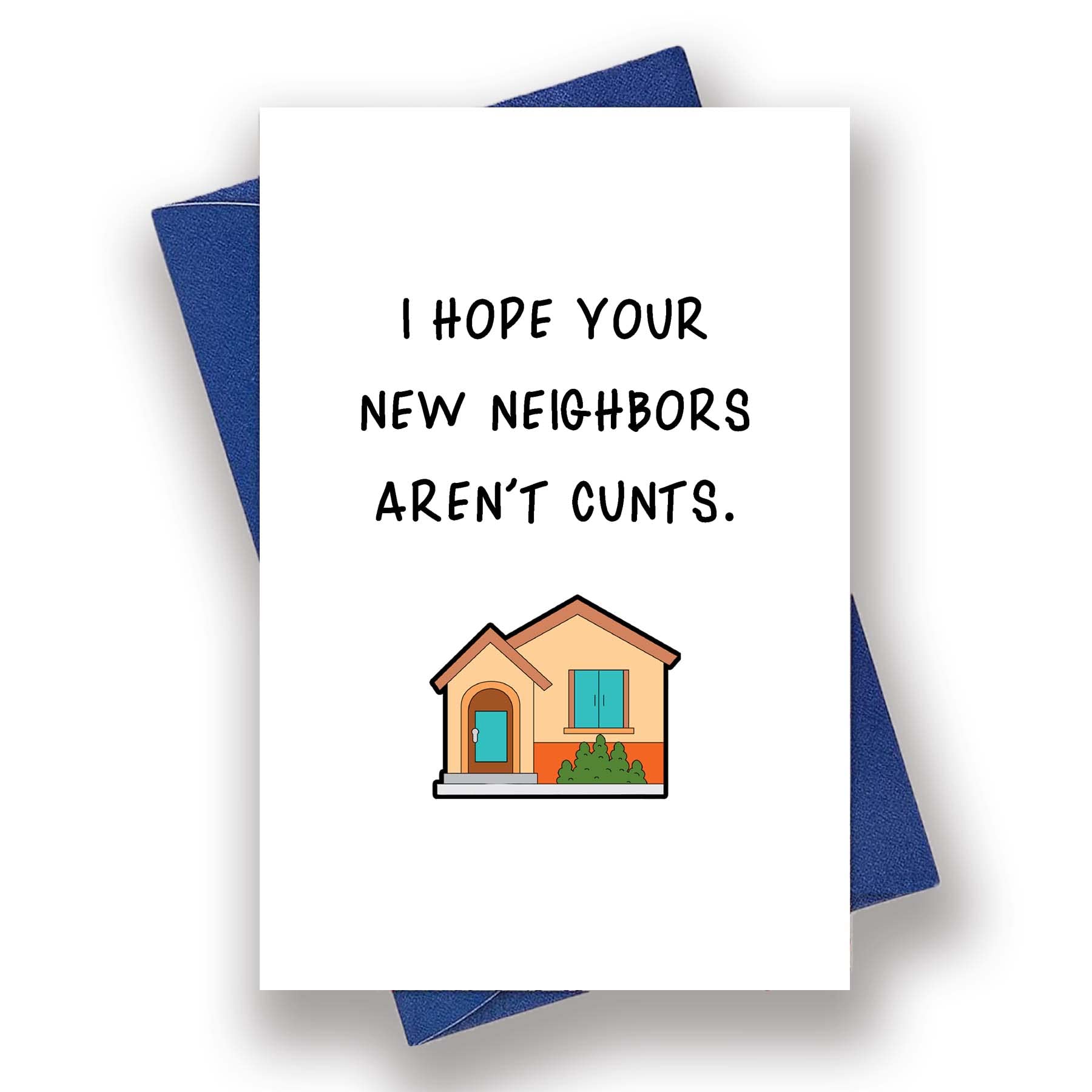 Funny Housewarming Card - Humorous Moving & New Home Greeting Card with Jokes - Perfect for Housewarming Parties & Congratulations Gifts