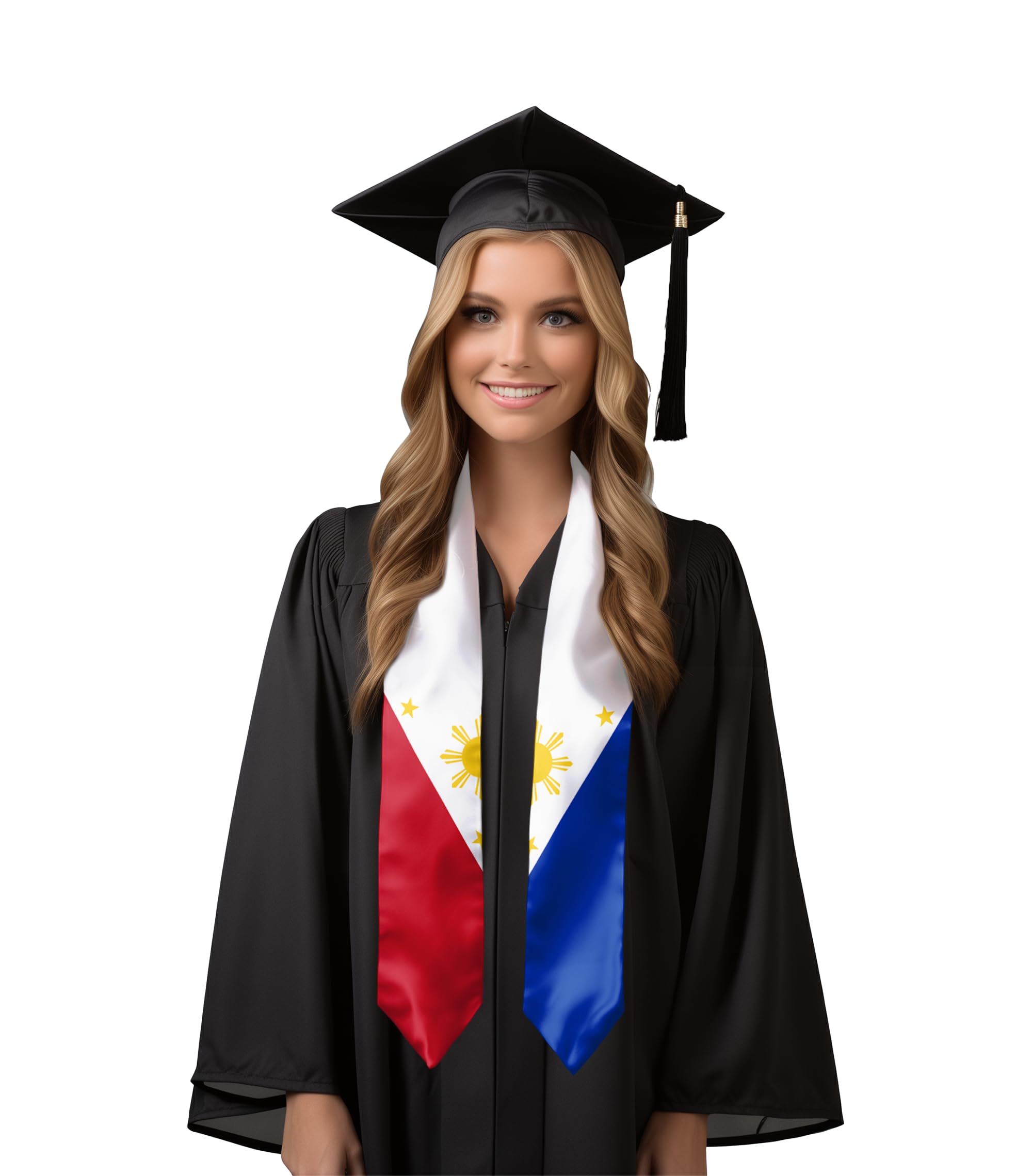 Civilos Unisex Graduation Stole - 72 Inch Honor Sash for Graduation Students | Perfect for High School & College Commencement Ceremonies