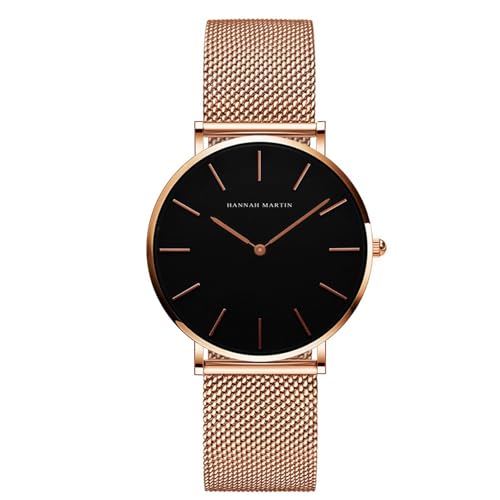 Black/Rose Gold-36mm