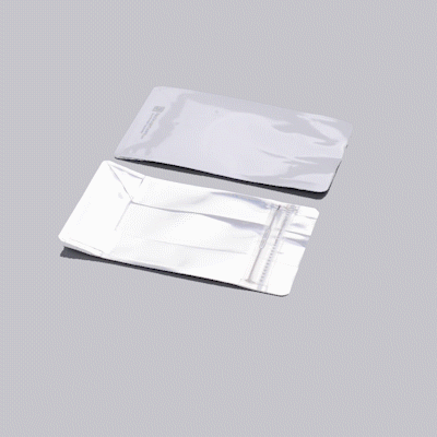 Premium White Plastic Medium Snack Bags - Double Seal, Rip Lock, Heat Sealable (8