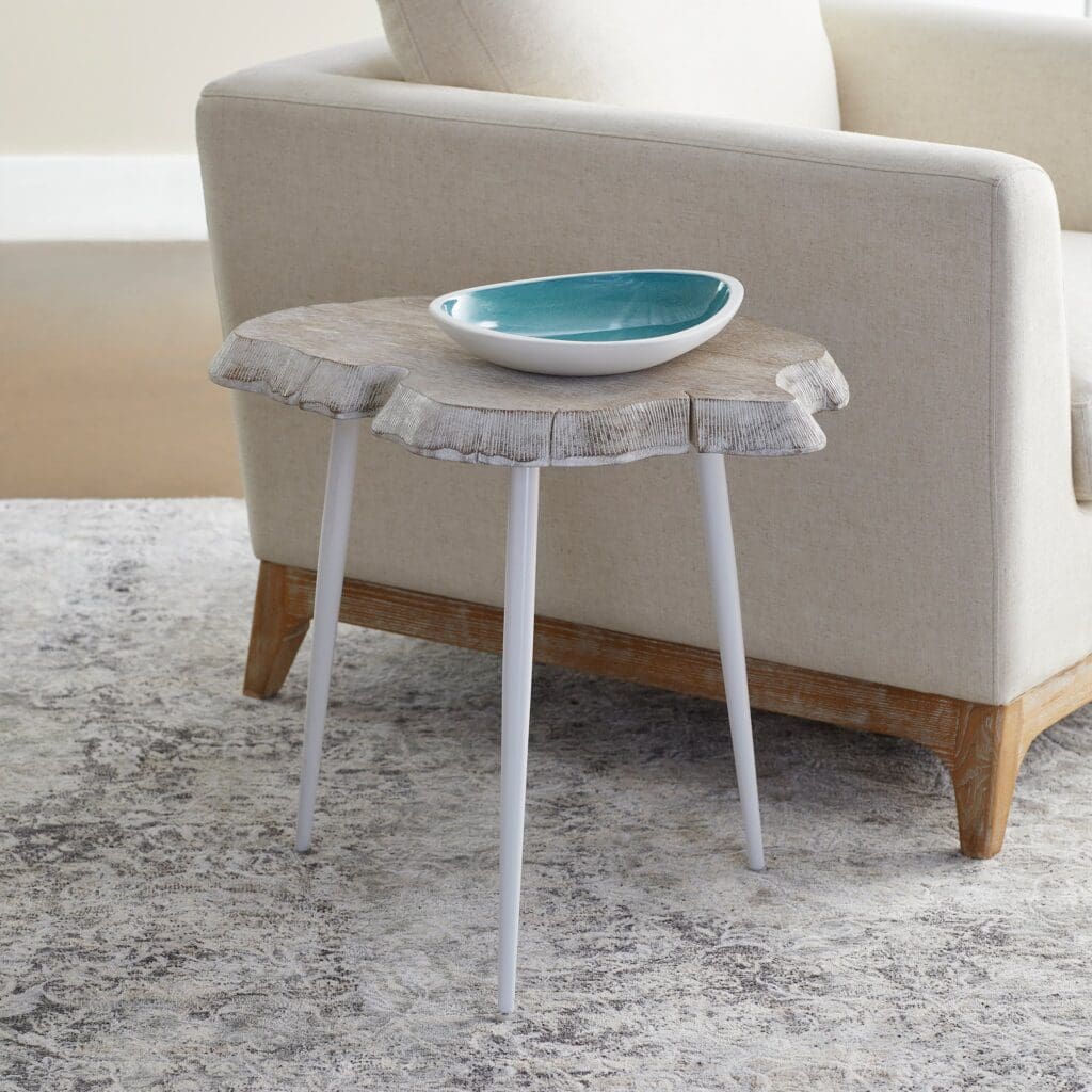 Cyan Design 11379 Chicory Chair - White & Cream Upholstered Accent Chair for Living Room, Bedroom, or Office Decor