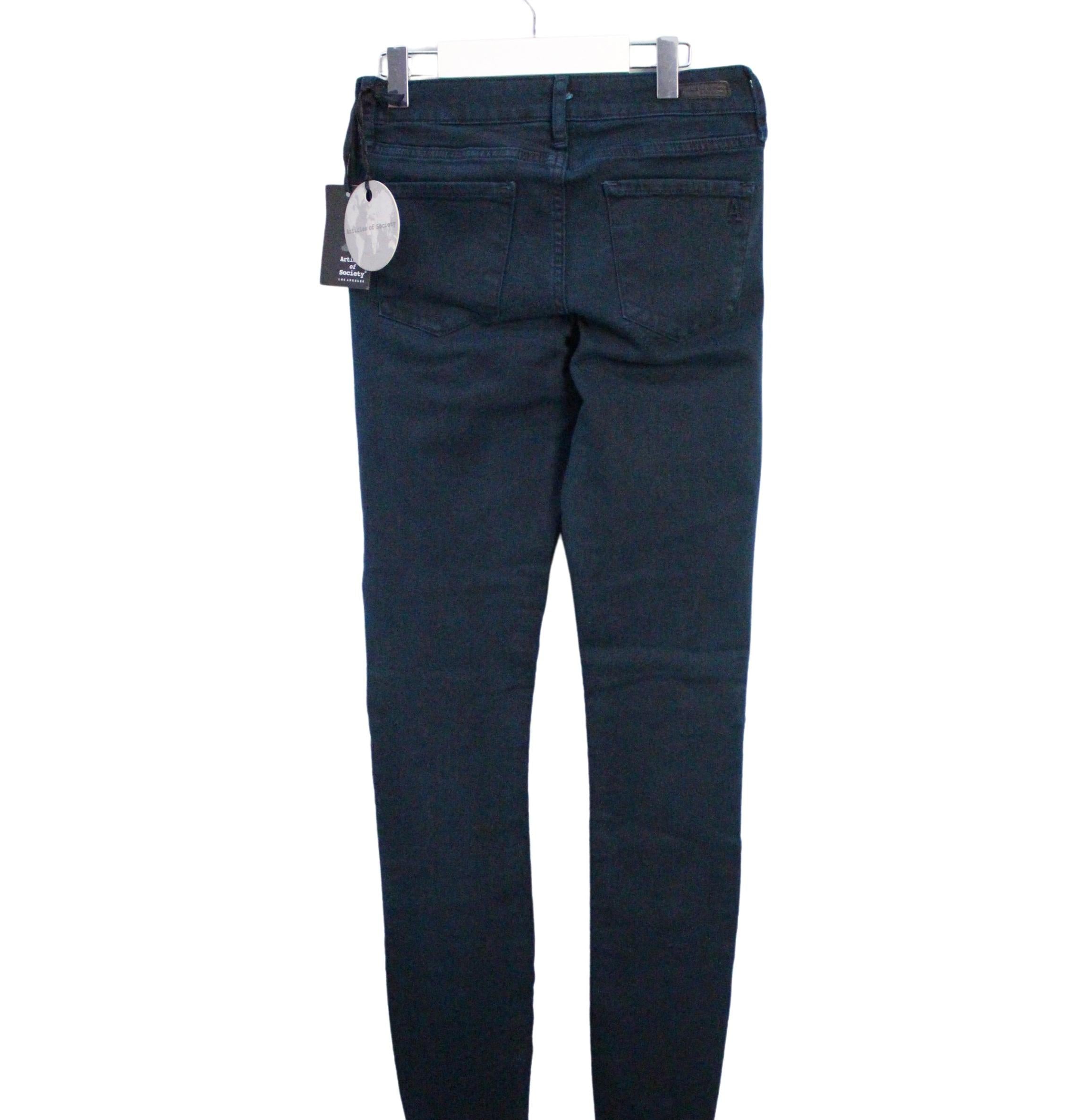 Articles of Society Women's High Waist Skinny Jeans Size 24 (14Y) - Stretch Denim Pants for Casual Wear & Night Out