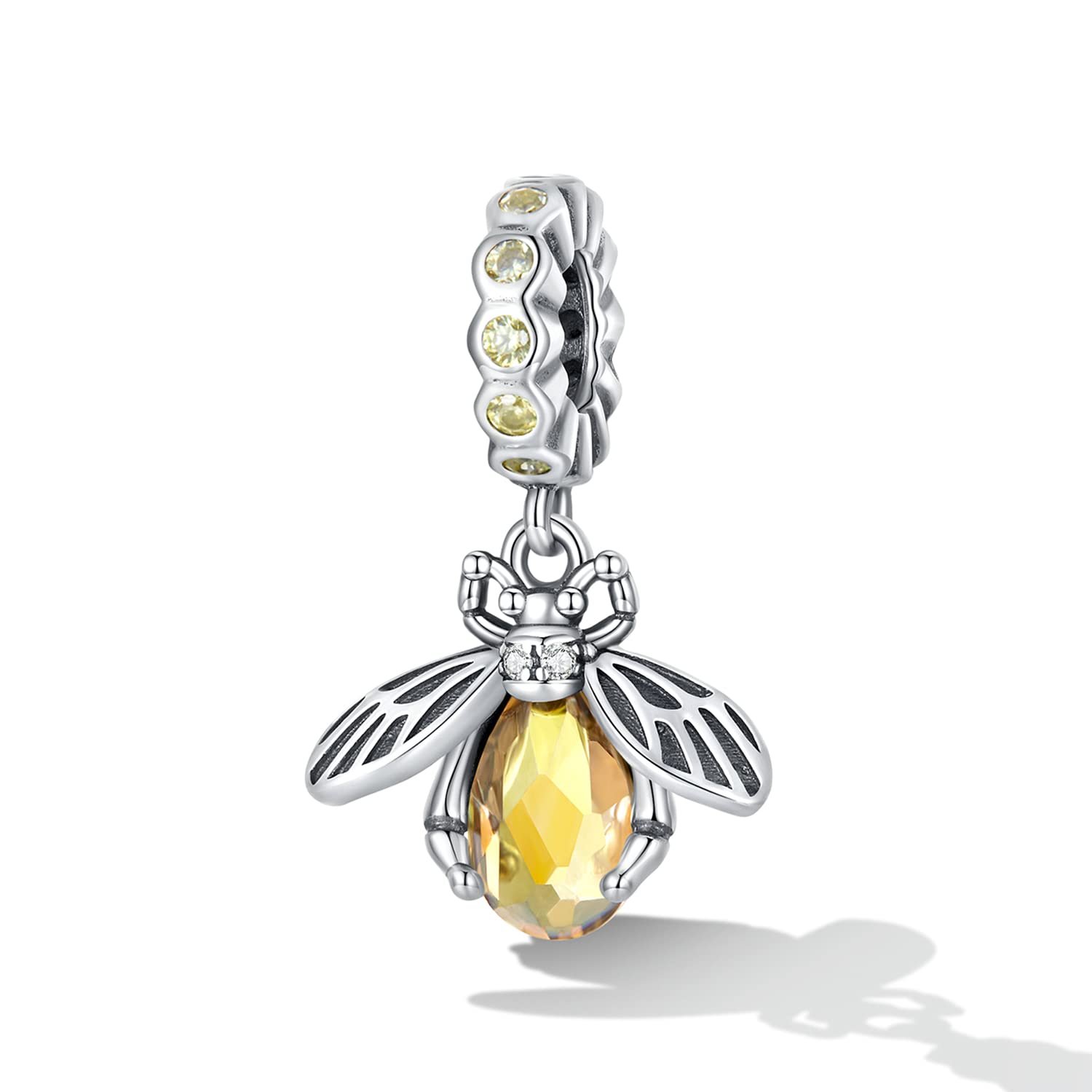 925 Sterling Silver Animal Charms for Jewelry - Bee, Butterfly & Fox Pendants for Bracelets & Necklaces | Cute Women's Fashion Accessories for Everyday Wear & Gift Giving