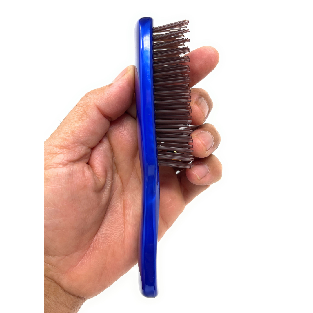 Phillips Brush Light Touch 6 Purse Size Hair Brush with Nylon Bristles - Compact Travel Hairbrush for Smooth Detangling On The Go