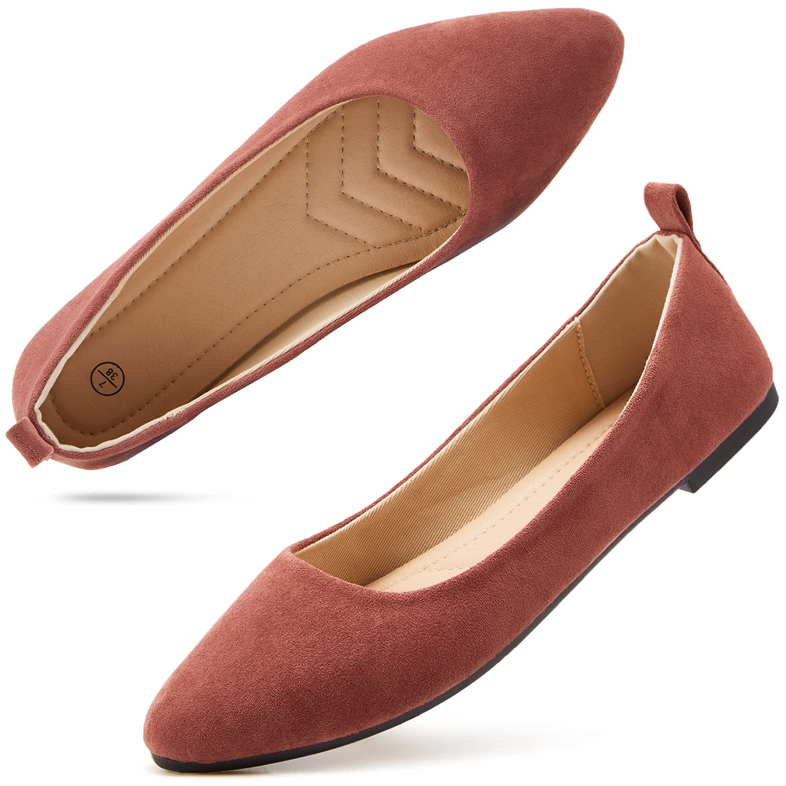 Hash Bubbie Women's Ballet Black Flats - Comfortable Slip-On Shoes for Casual & Dress Wear | Perfect for Office, Walking & Everyday Use