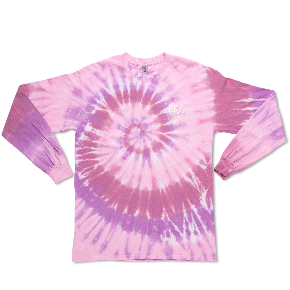 Sweetheart Tie Dye Long Sleeve T-Shirt for Women | Trendy Valentine's Day Outfit | Casual Wear & Date Night Fashion