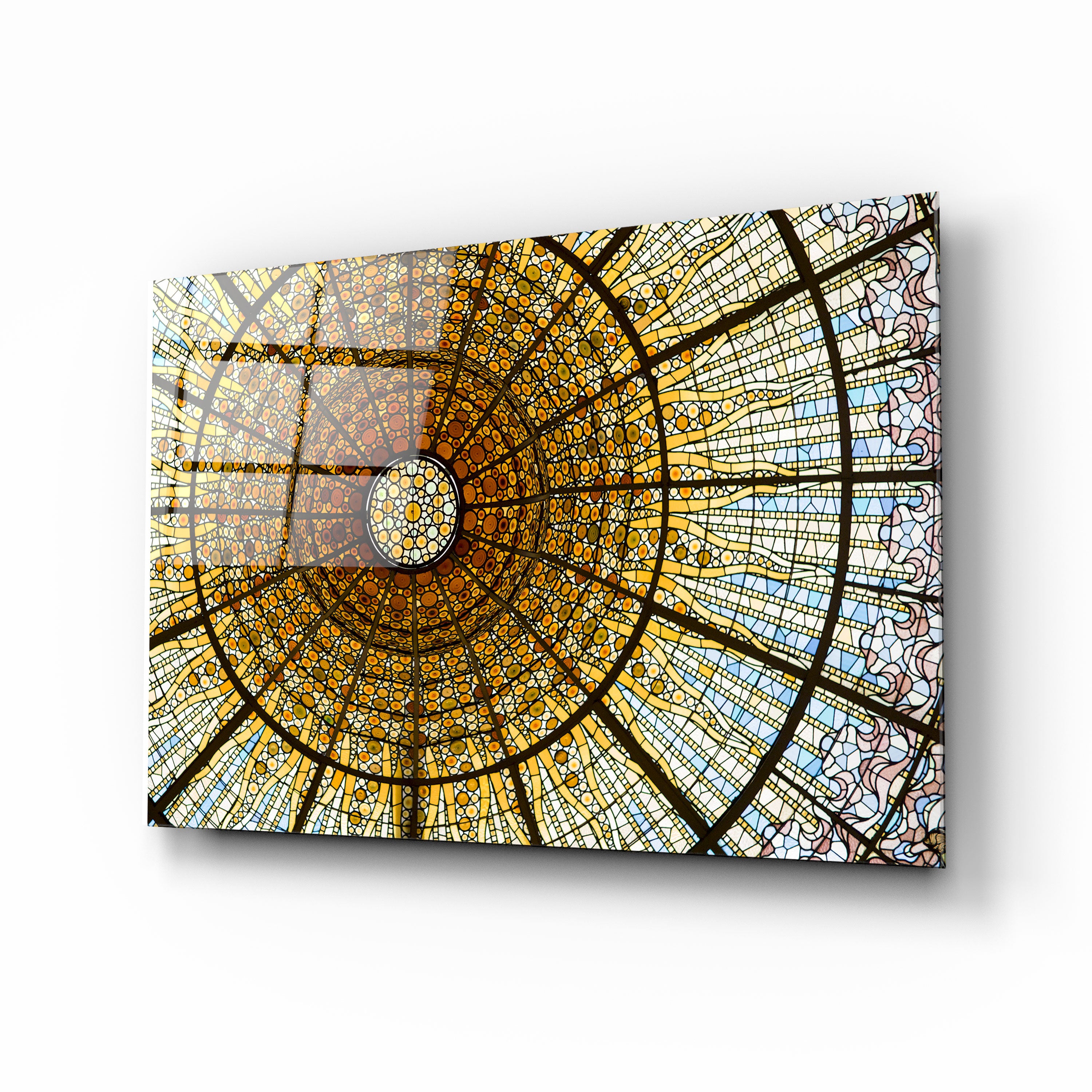 Stained Glass Window Film - Decorative Web Design for Home & Office Privacy - Perfect for Windows, Doors, and Partitions