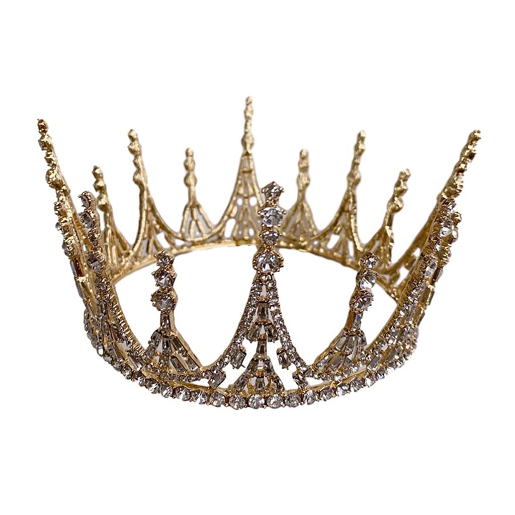 WALNUTA Wedding Crown Bridal Headpiece - Rhinestone Crystal Diadem Queen Crown Princess Tiara for Brides, Prom, Pageants & Special Occasions | Elegant Hair Jewelry for Weddings, Quinceañeras & Formal Events