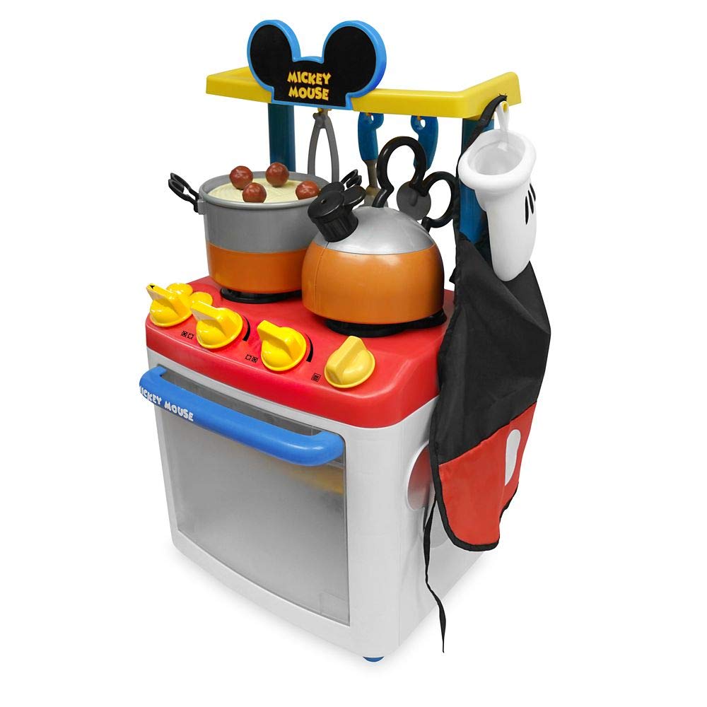 Disney Mickey Mouse Kitchen Play Set for Kids - Pretend Play Toy with Utensils & Accessories - Fun Learning Gift for Toddlers & Preschoolers - Perfect for Birthday, Christmas & Indoor Playtime