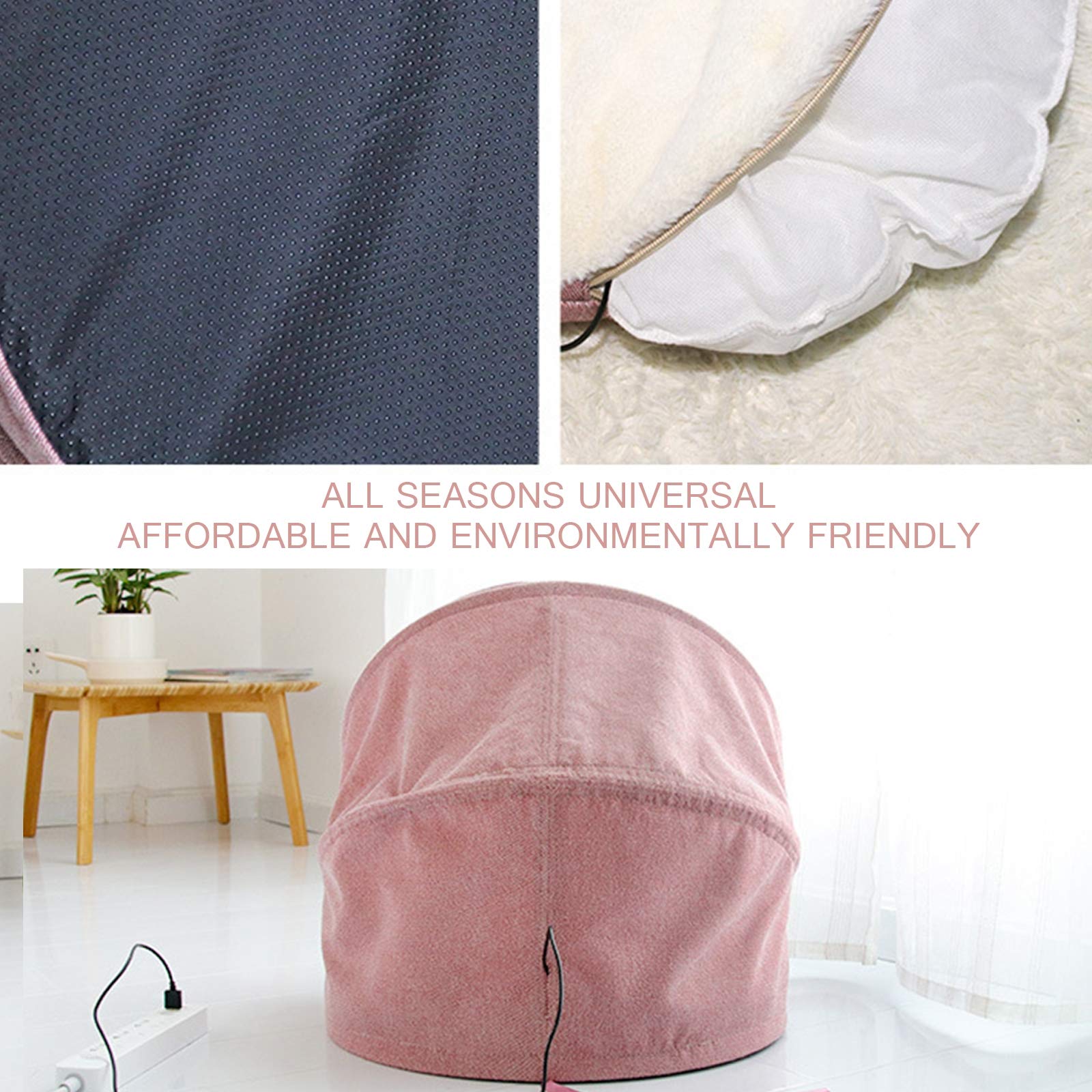 Electric Heated Cat Bed - Washable & Comfortable Warming Mat for Indoor Cats - Winter Pet Heating Pad with Thermo-Pad - Perfect for Cold Nights & Arthritis Relief