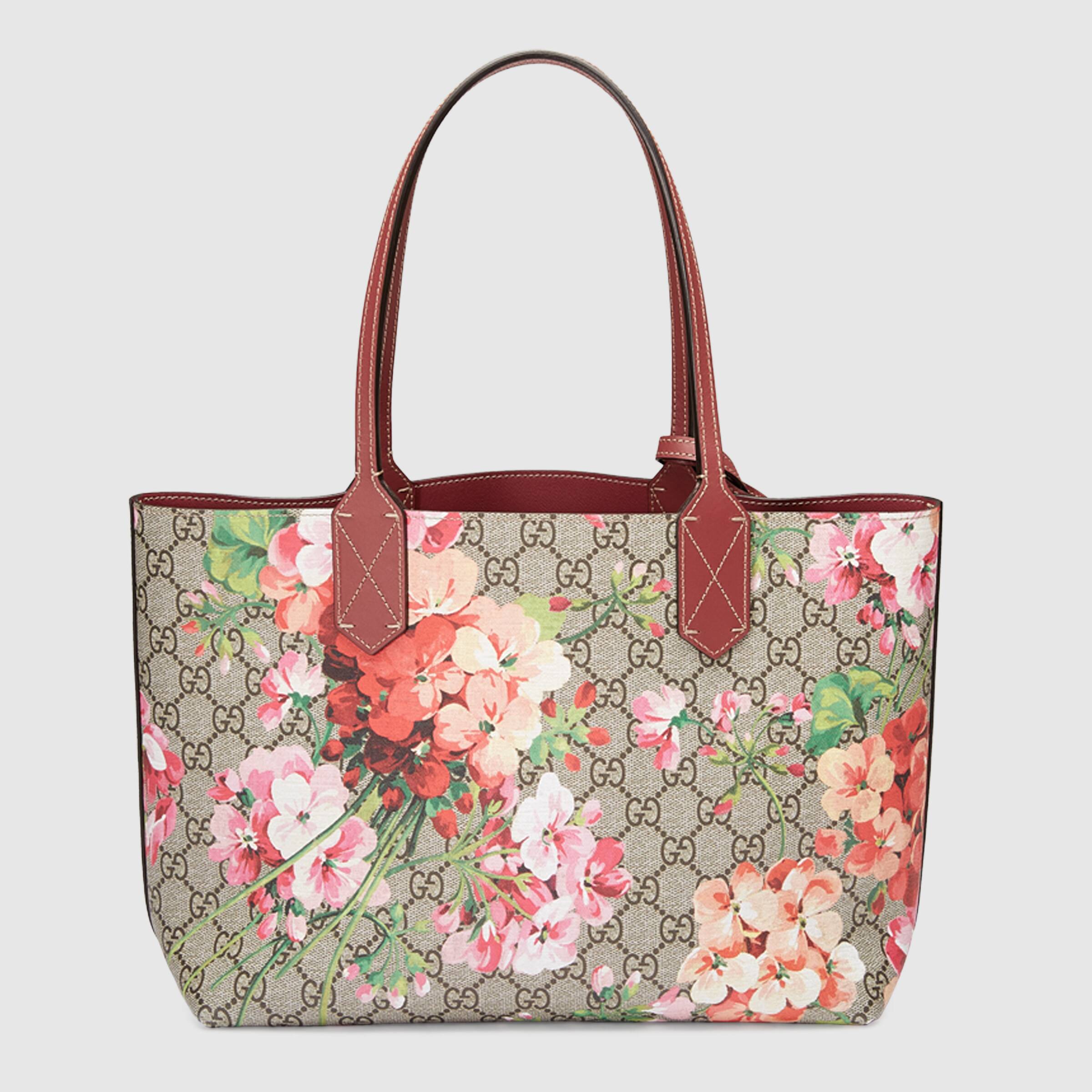 Gucci GG Blooms Reversible Tote Bag - Luxury Designer Handbag for Women, Fashionable Shoulder Bag & Work Tote - Perfect for Office, Travel & Everyday Use