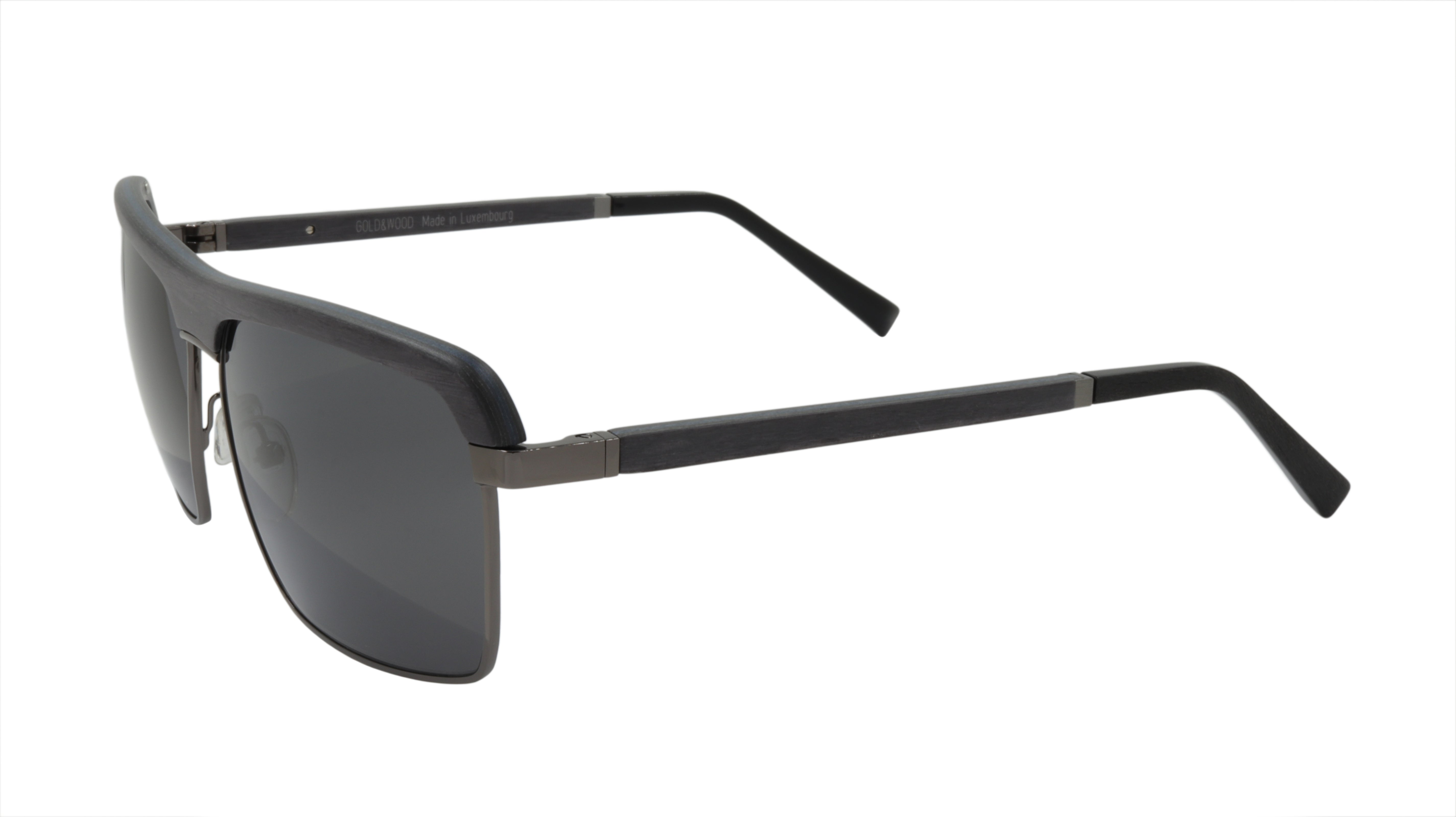Luxury GOLD & WOOD Sunglasses - Handcrafted Wood & Metal Frames - Made in Luxembourg - Perfect for Outdoor Activities & Fashion Statements
