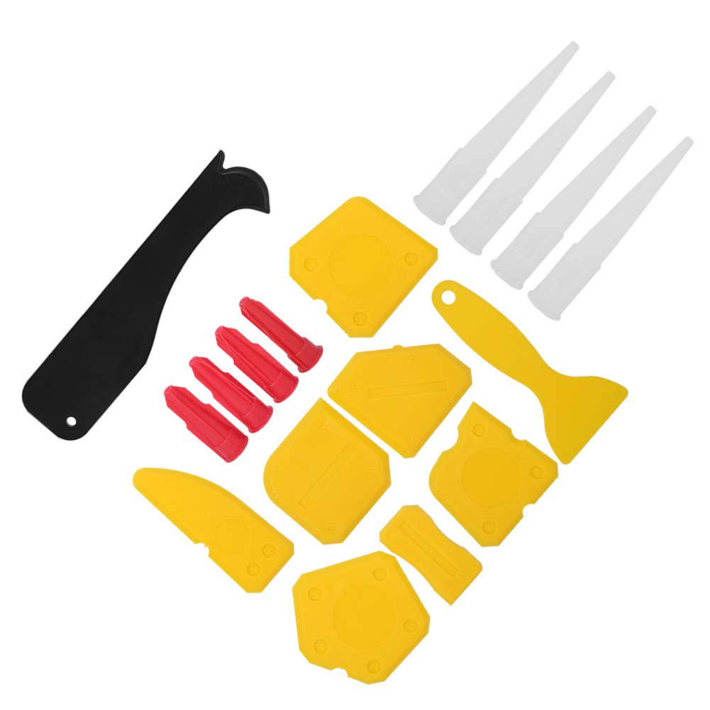 Hand Operated Sealant Remover Tool - Plastic Scraper & Silicone Caulk Remover Kit for Molding, Acrylic & Grouting - Perfect for DIY Home Repairs, Bathroom Renovations & Tile Work