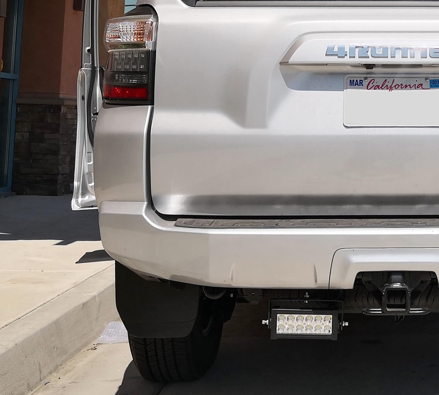 iJDMTOY Rear Bumper Mount LED Reverse Light Bars - 36W High Power LED Work Lights for 2014-2022 Toyota 4Runner - Includes (2) LED Light Bars, Mounting Brackets & Wiring Kit - Perfect for Off-Roading, Camping & Nighttime Backing Safety