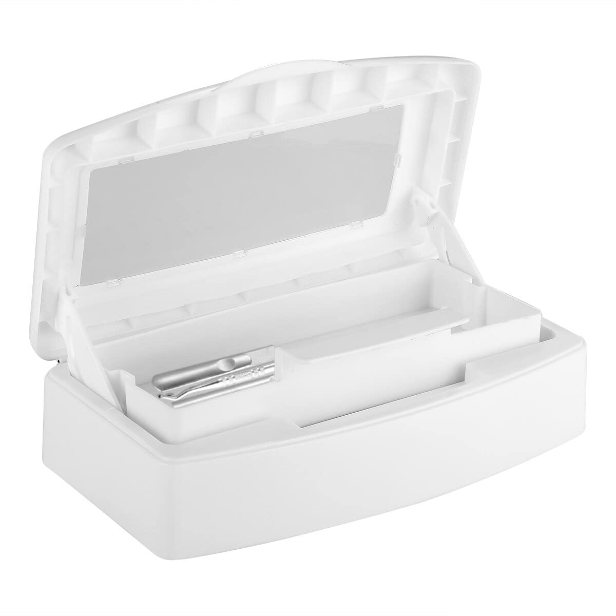 Puseky Salon Nail Art Manicure Tray Box - Professional Nail Imprint Tool Kit for Nail Technicians | Perfect for Nail Salons, Home Manicures & DIY Nail Art