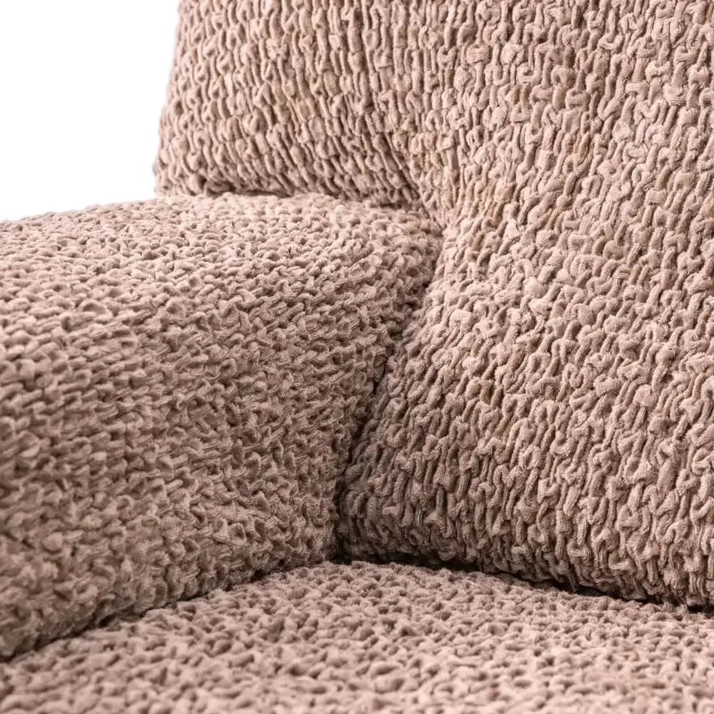 Velvet Reclining Armchair Slipcover - Soft Stretch Fabric Cover for Living Room, Bedroom, or Office - Easy to Install & Machine Washable