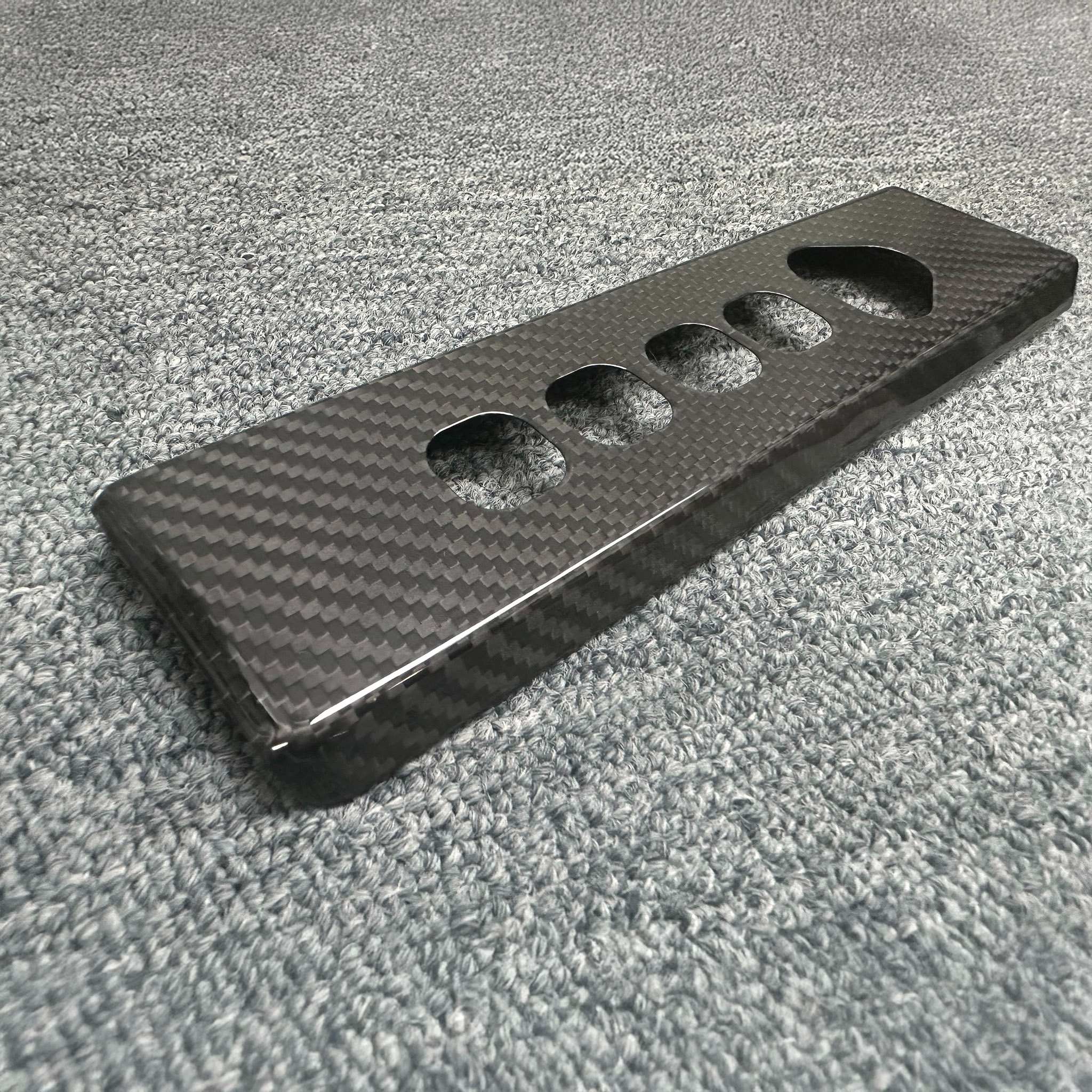 Premium Real Carbon Fiber Cybertruck Shift Buttons & Overhead Console Trim Cover - Upgrade Your Tesla Interior with Durable Custom Accessories for Enhanced Driving Experience