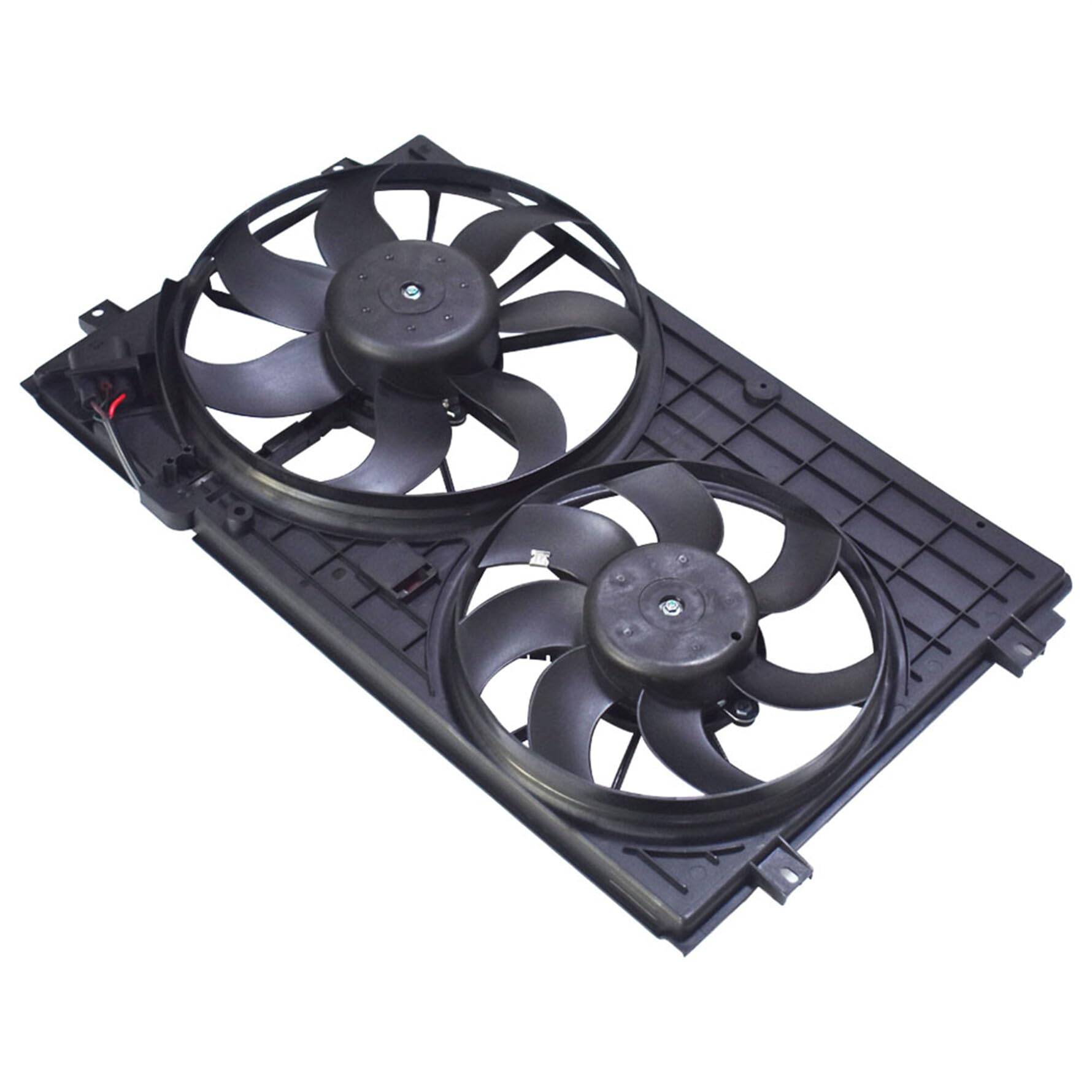 Engine Cooling Fan & Radiator Condenser Replacement for VW Beetle 2012-2013, Golf 2010-2013, Passat 2012-2013, Rabbit 2006-2009 - Compatible with 2.0L & 2.5L Engines - OEM Part Numbers VW3120100 & 1K0959455ET - Perfect for Overheating Prevention & AC System Repair