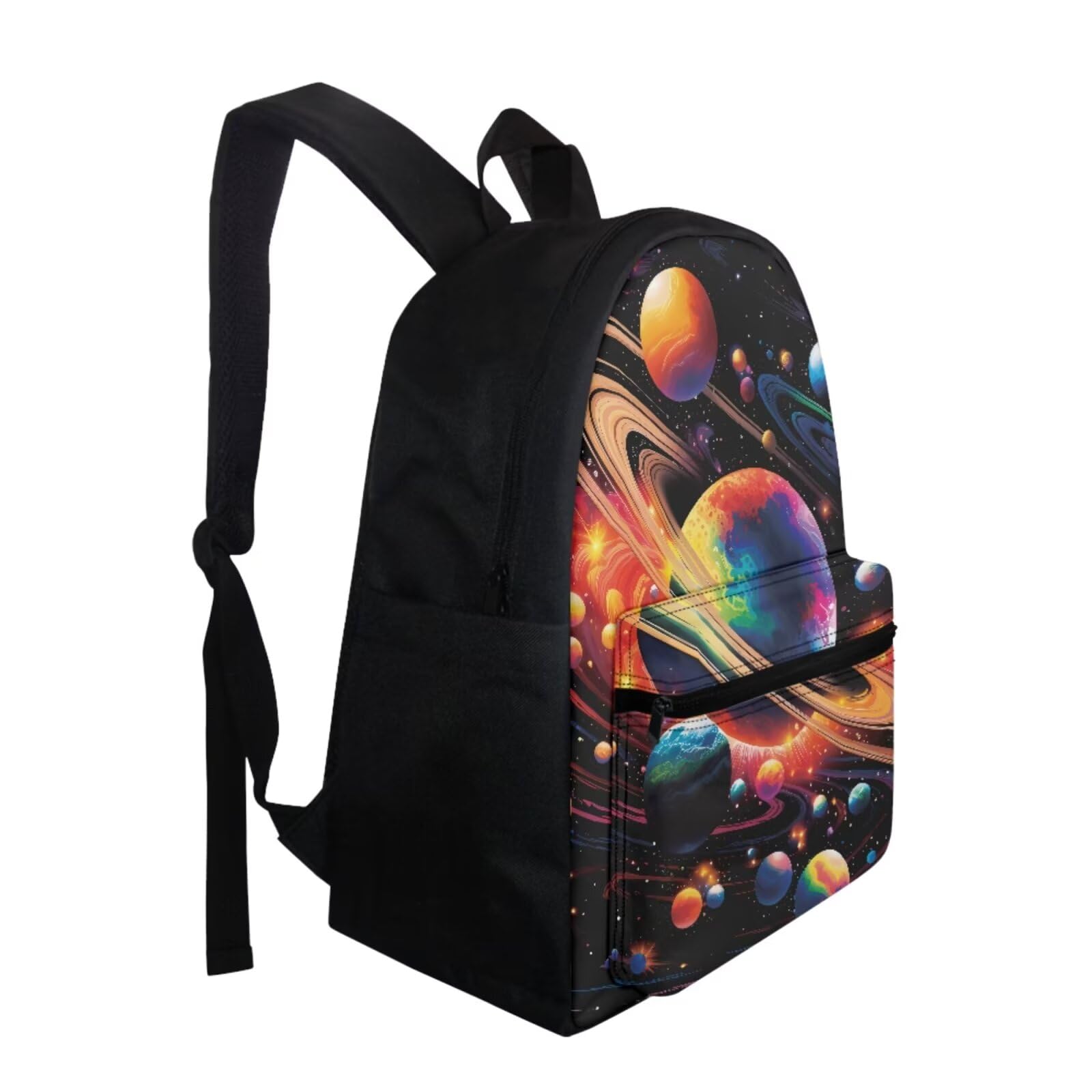 Planets Themed 3-in-1 Kids Backpack Set for Boys & Girls - School Bag with Lunch Box & Pencil Case for Preschool, Kindergarten, Travel & Outdoor Activities | Durable Bookbag for Teens & Children